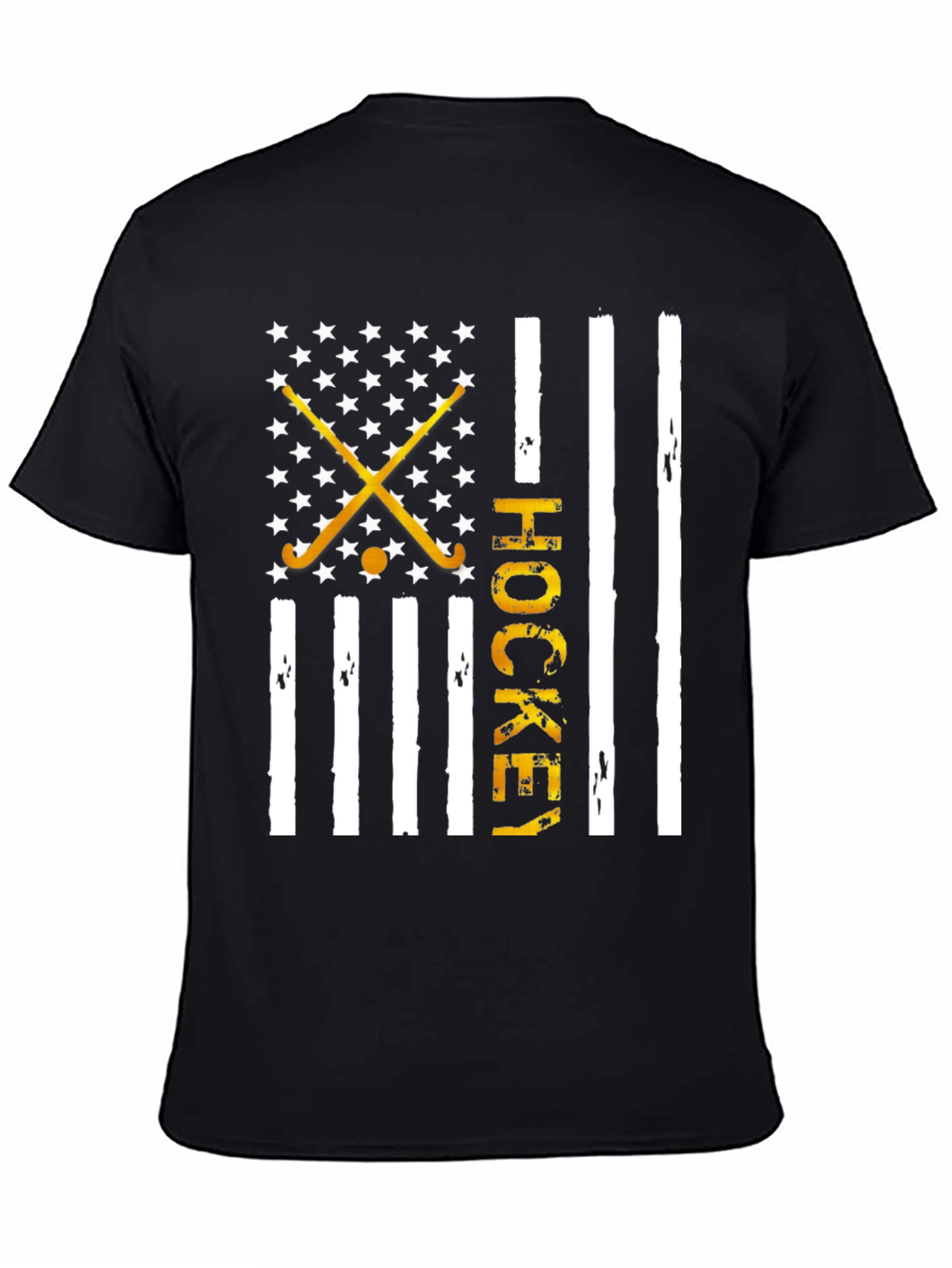 Hockey USA Flag Graphic Tee
