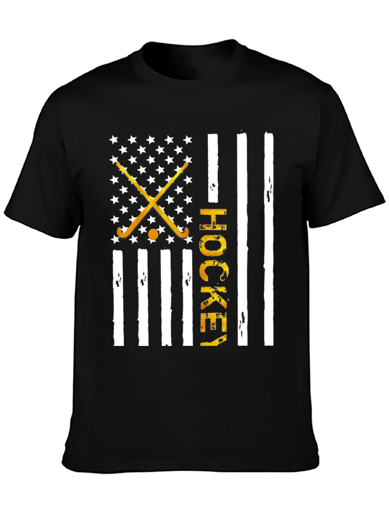 Hockey USA Flag Graphic Tee
