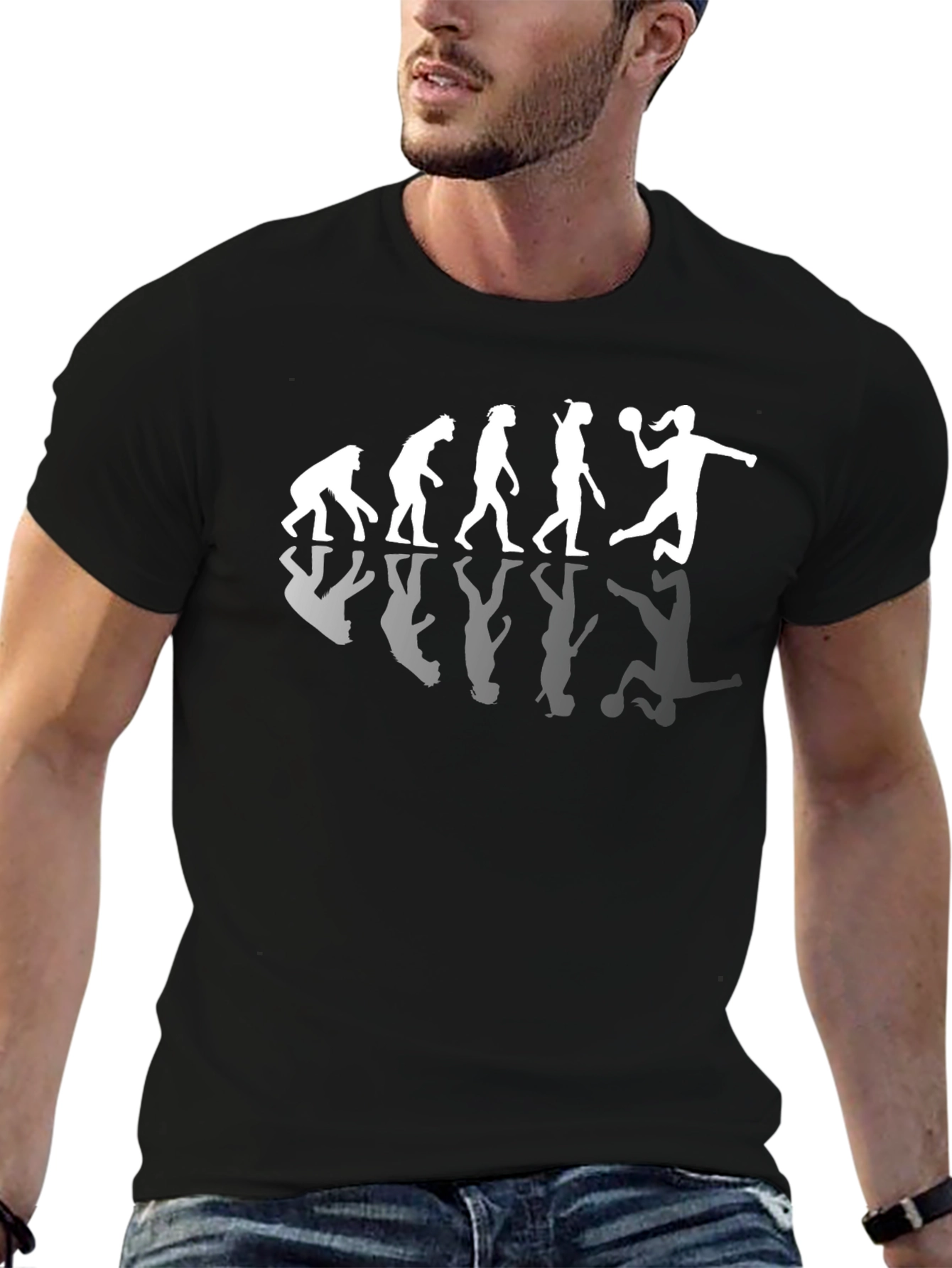 Handball Evolution T-Shirt - Athlete Gift Tee
