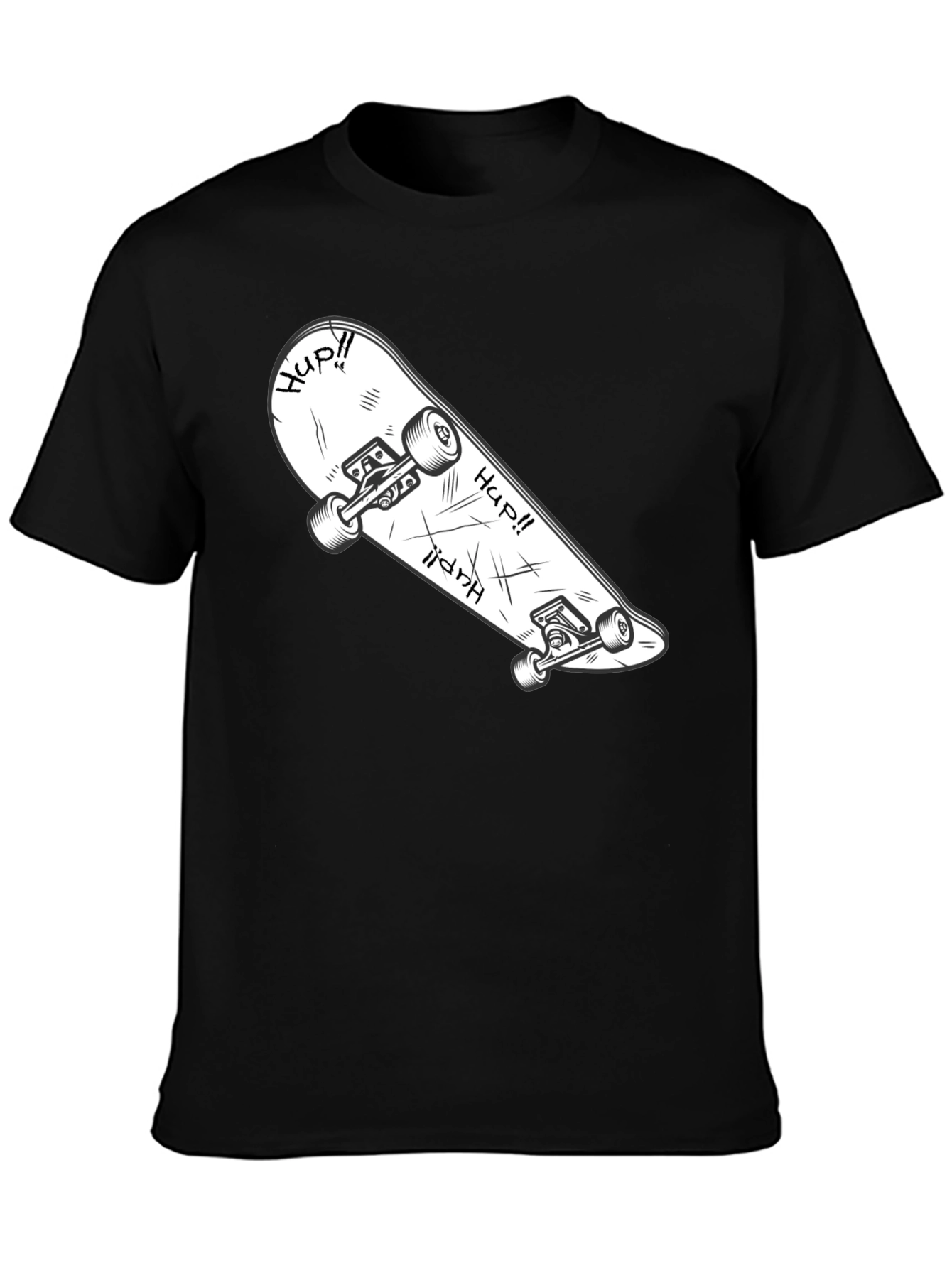 Skateboard Graphic T-Shirt - Cool & Casual