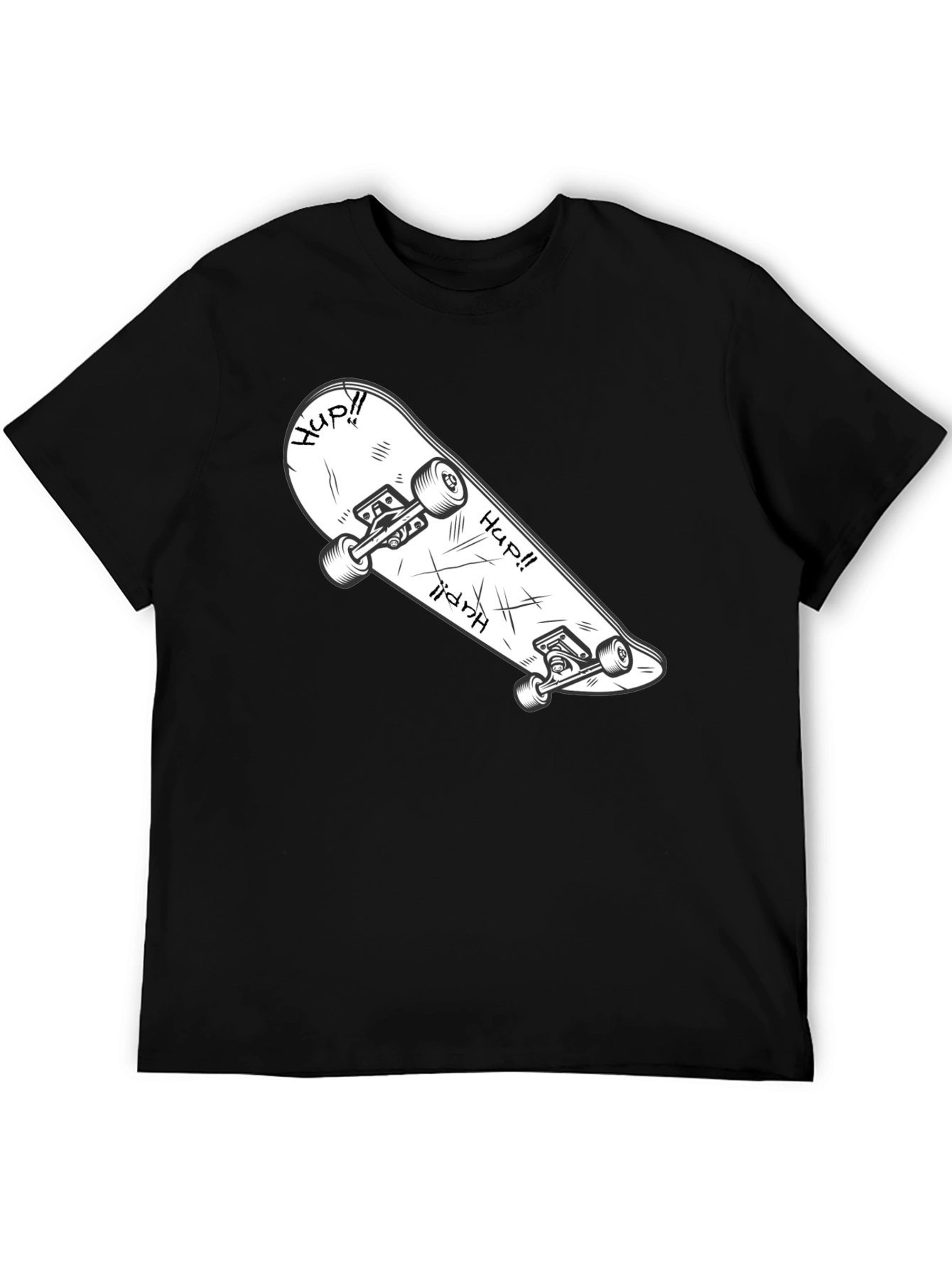 Skateboard Graphic T-Shirt - Cool & Casual