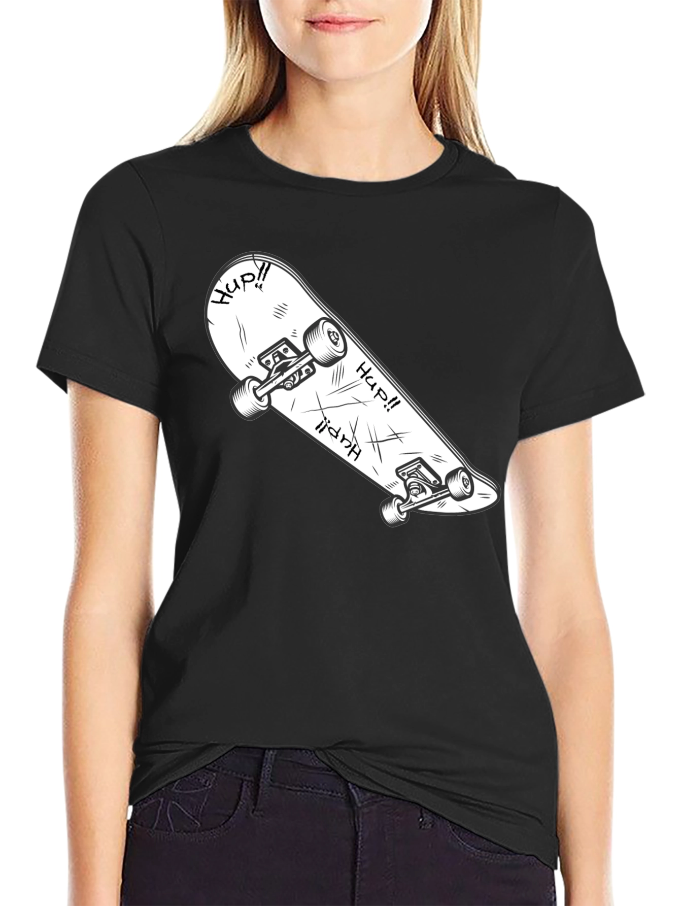 Skateboard Graphic T-Shirt - Cool & Casual