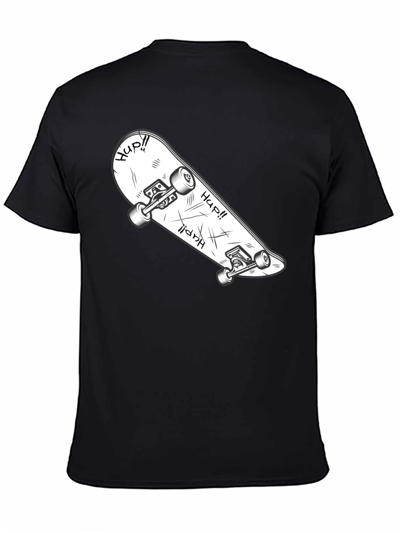Skateboard Graphic T-Shirt - Cool & Casual