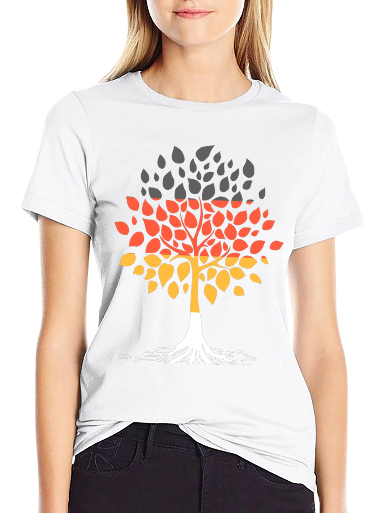 Germany Flag Tree Graphic Tee