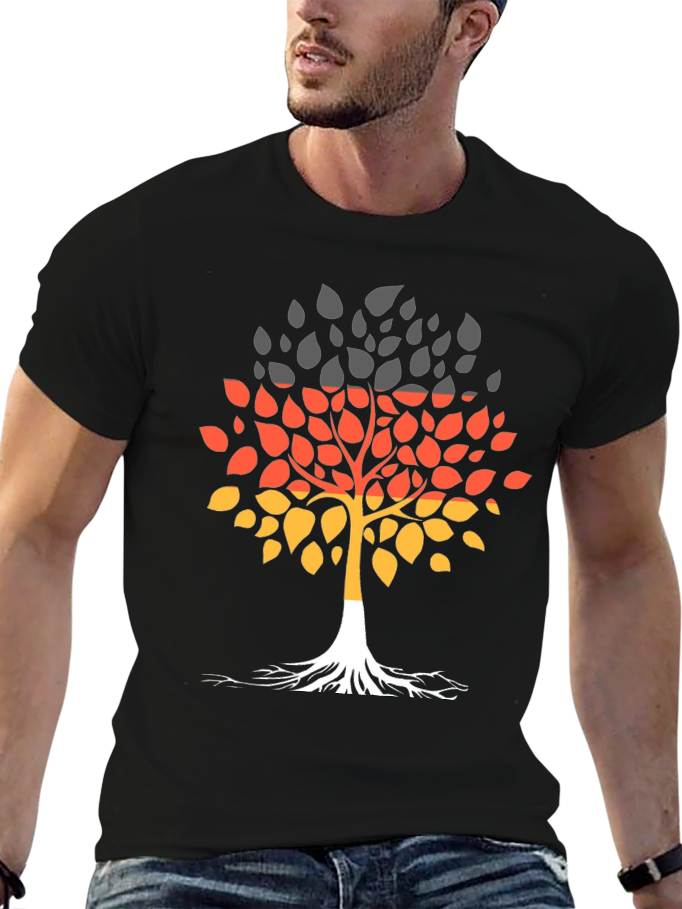 Germany Flag Tree Graphic Tee