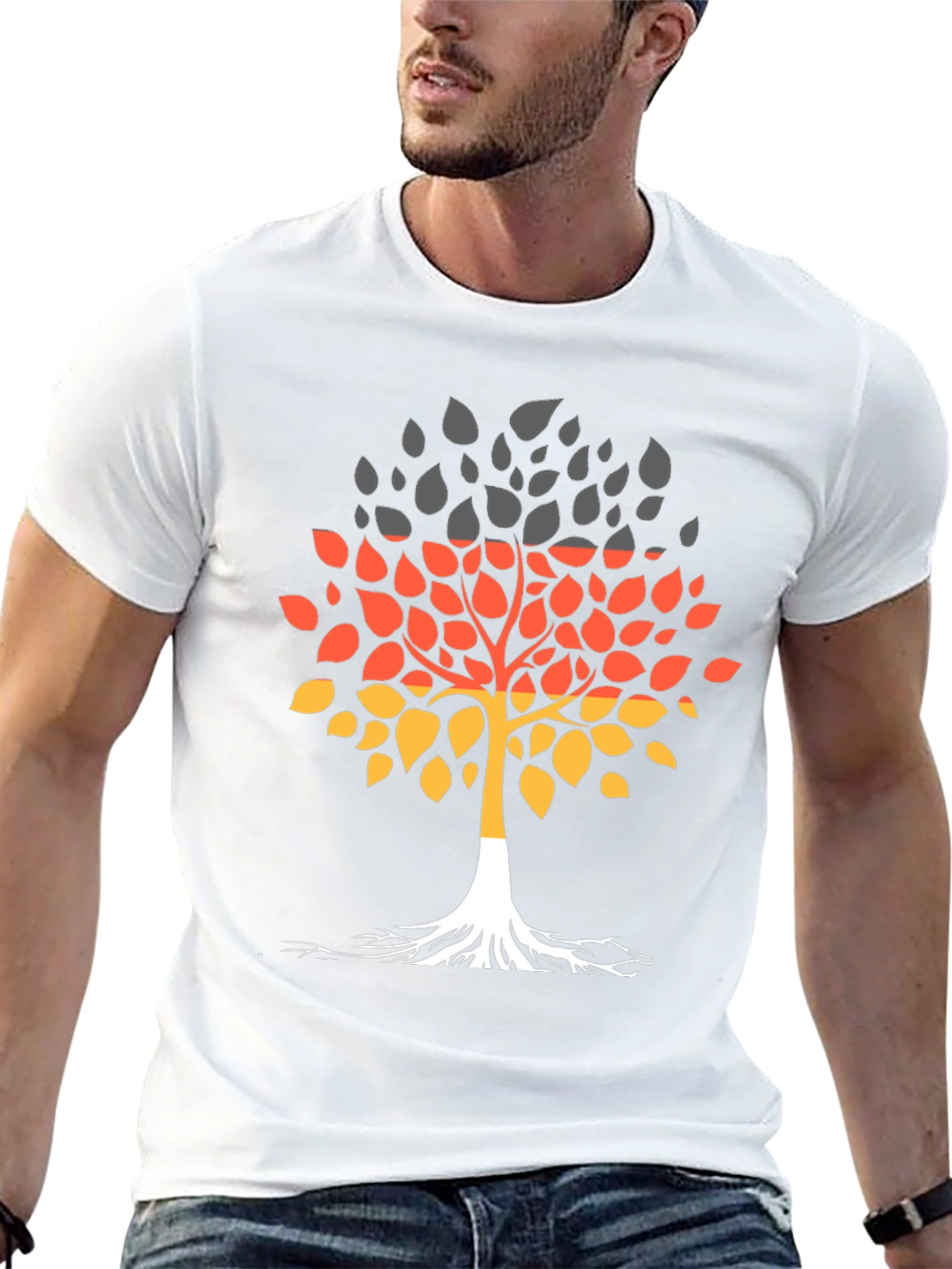 Germany Flag Tree Graphic Tee