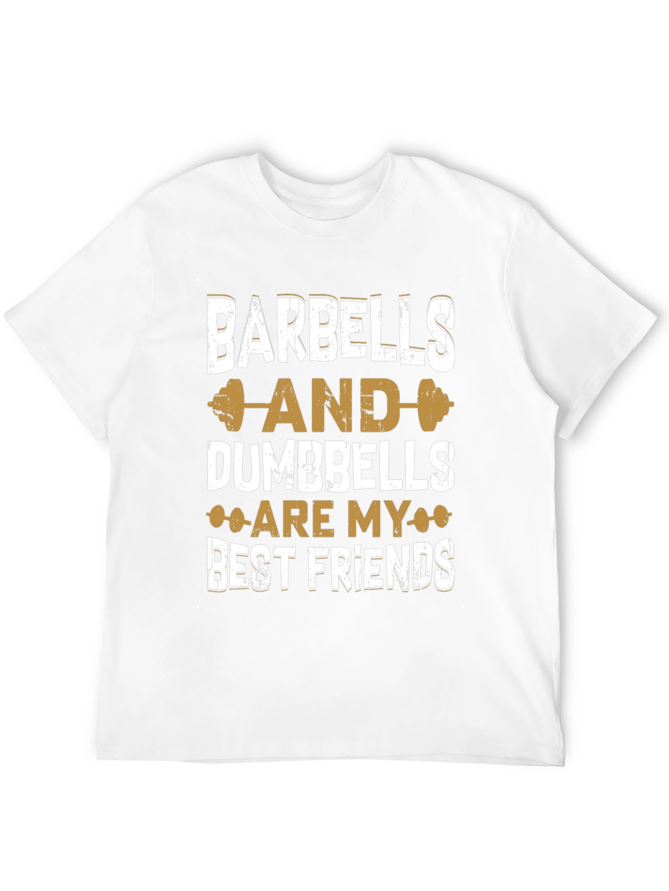 Barbells & Dumbbells Best Friends Gym T-Shirt