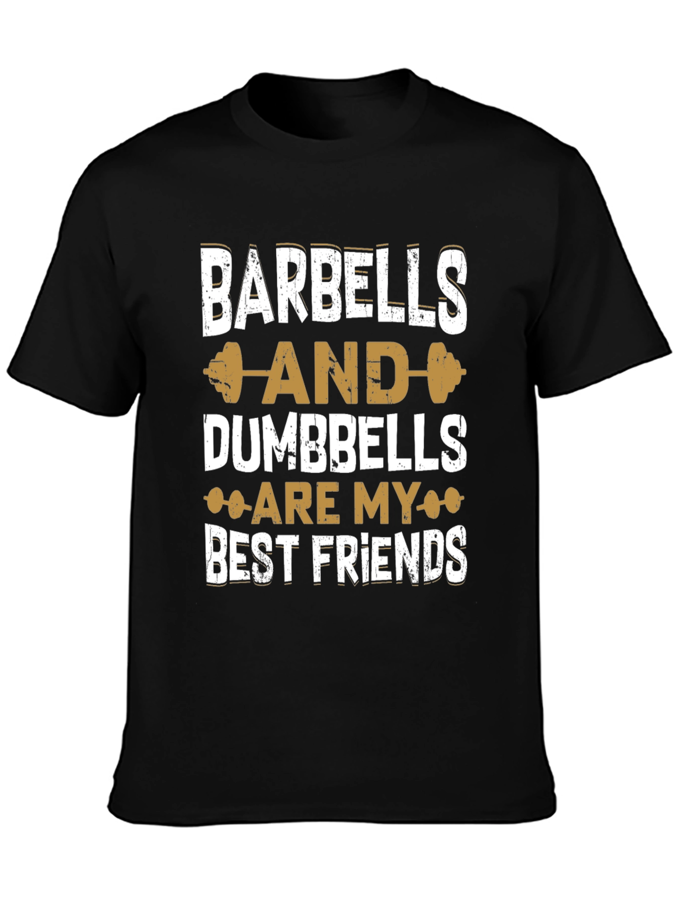 Barbells & Dumbbells Best Friends Gym T-Shirt