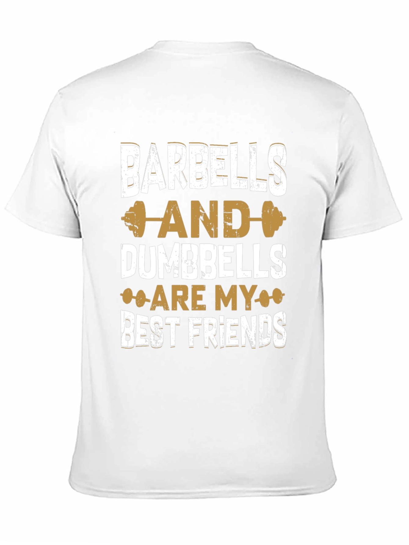 Barbells & Dumbbells Best Friends Gym T-Shirt