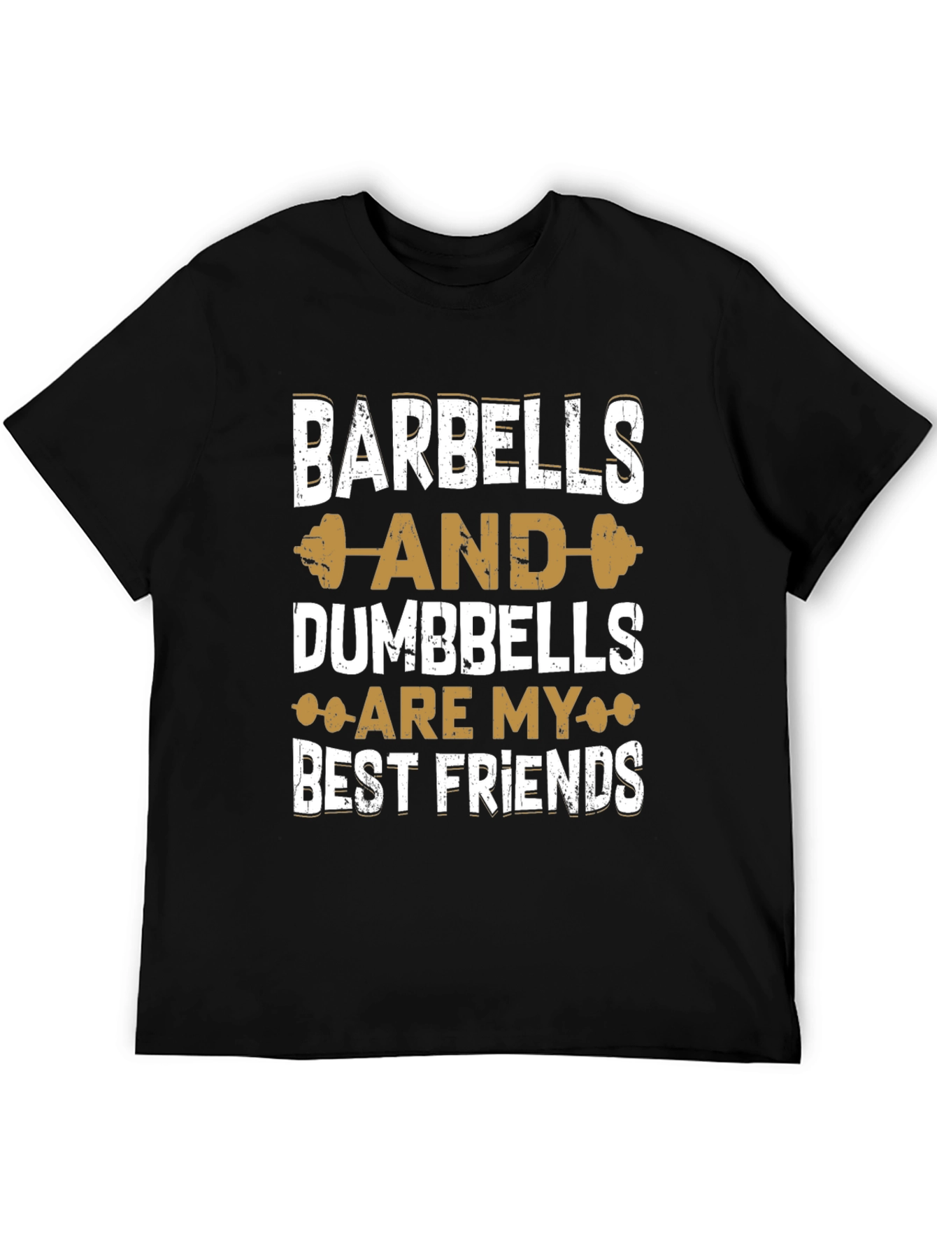 Barbells & Dumbbells Best Friends Gym T-Shirt