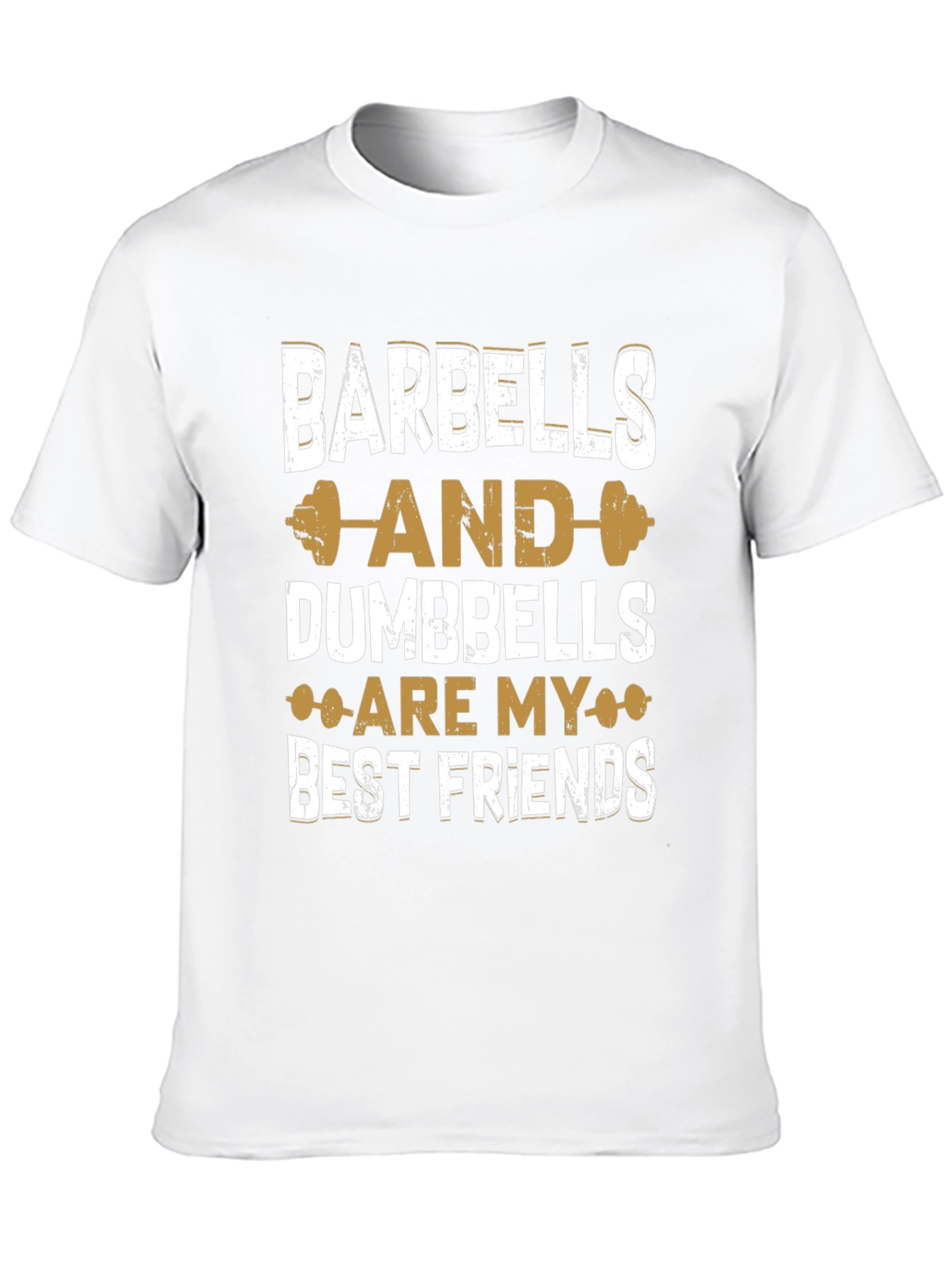 Barbells & Dumbbells Best Friends Gym T-Shirt