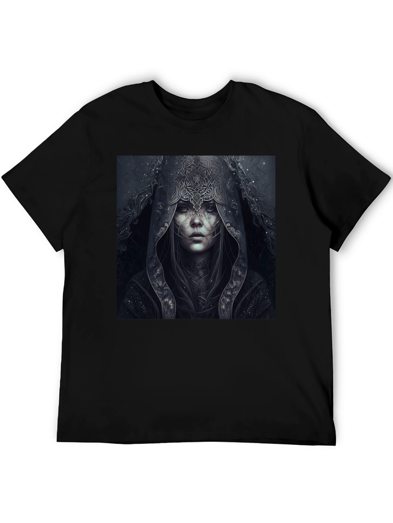 Mystic Woman Graphic Black T-Shirt