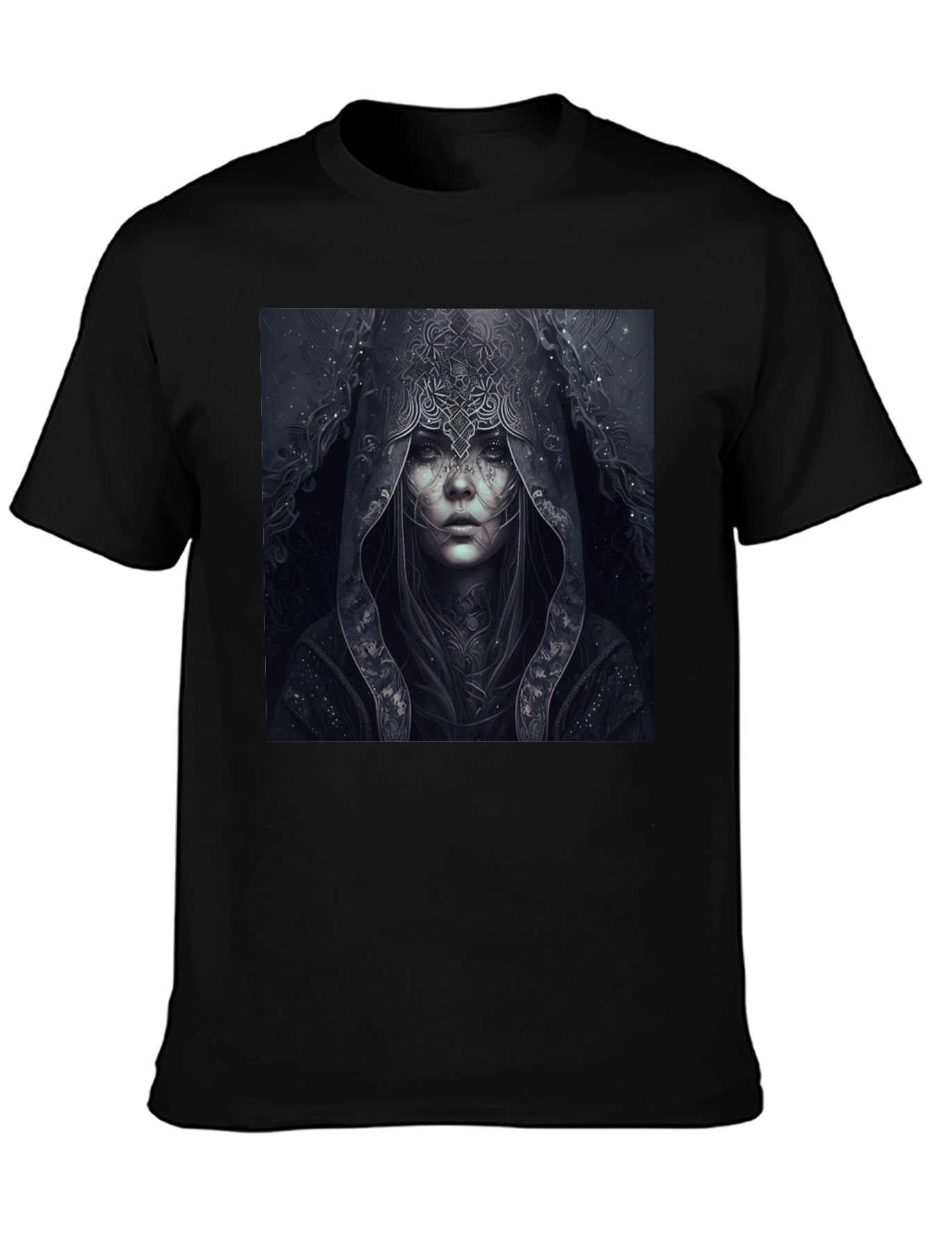 Mystic Woman Graphic Black T-Shirt