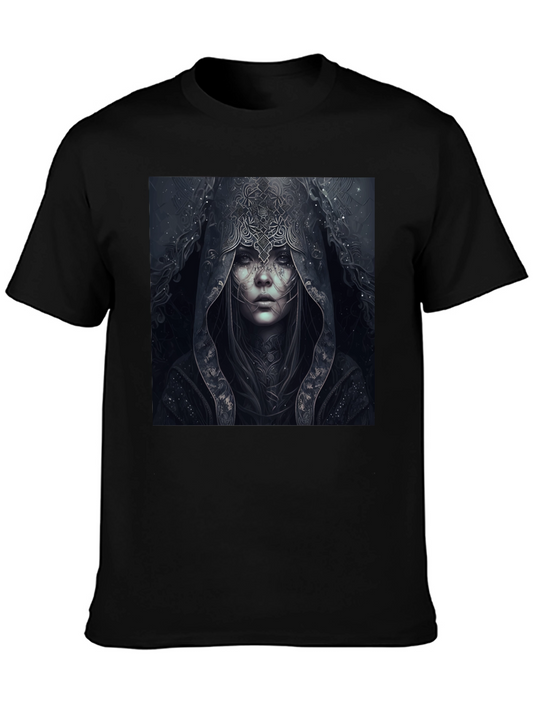 Mystic Woman Graphic Black T-Shirt
