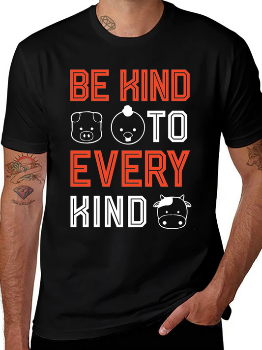 Be Kind to Every Kind Graphic Tee - Vegan T-Shirt