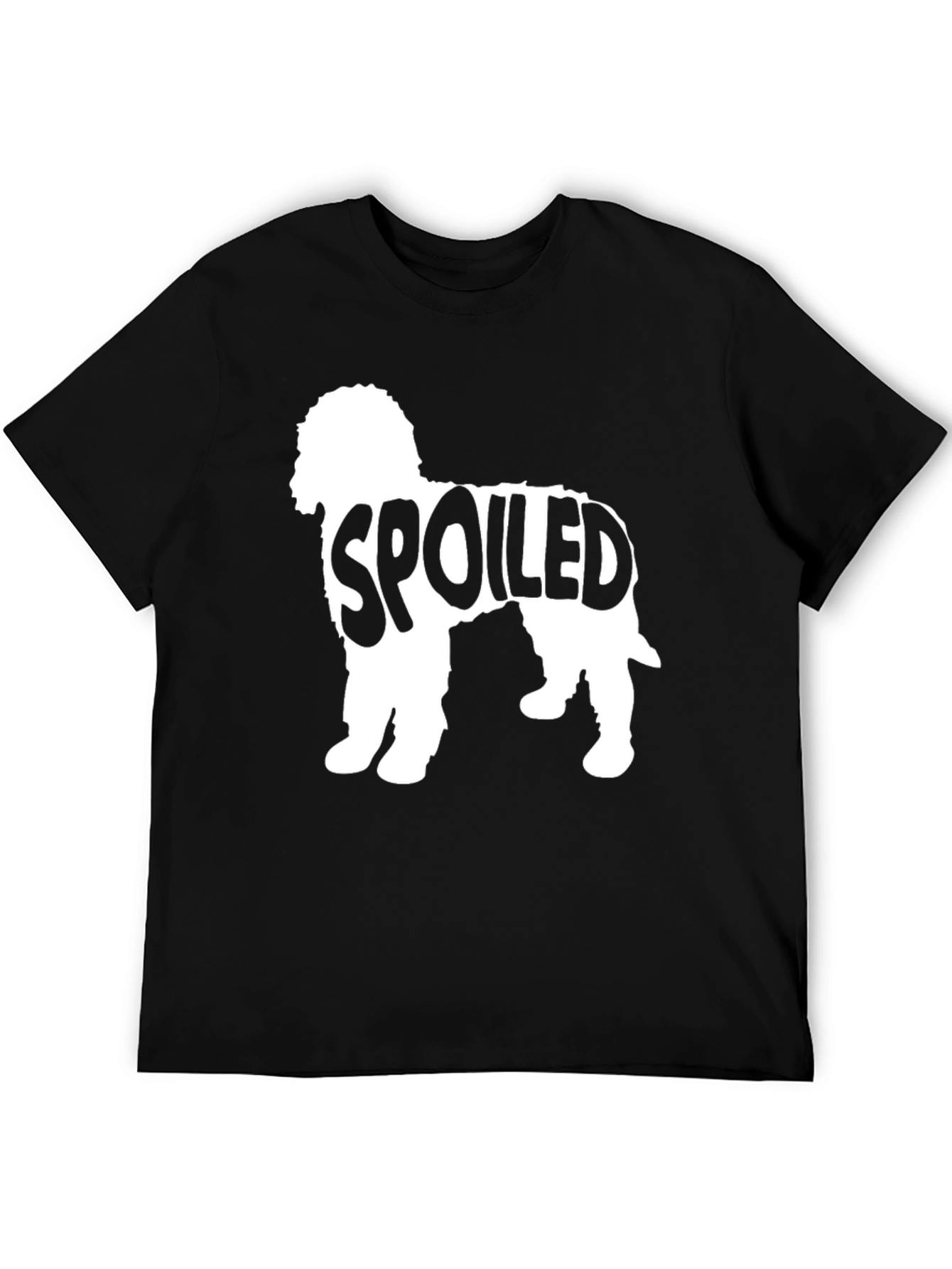 Spoiled Dog Breed T-Shirt Black