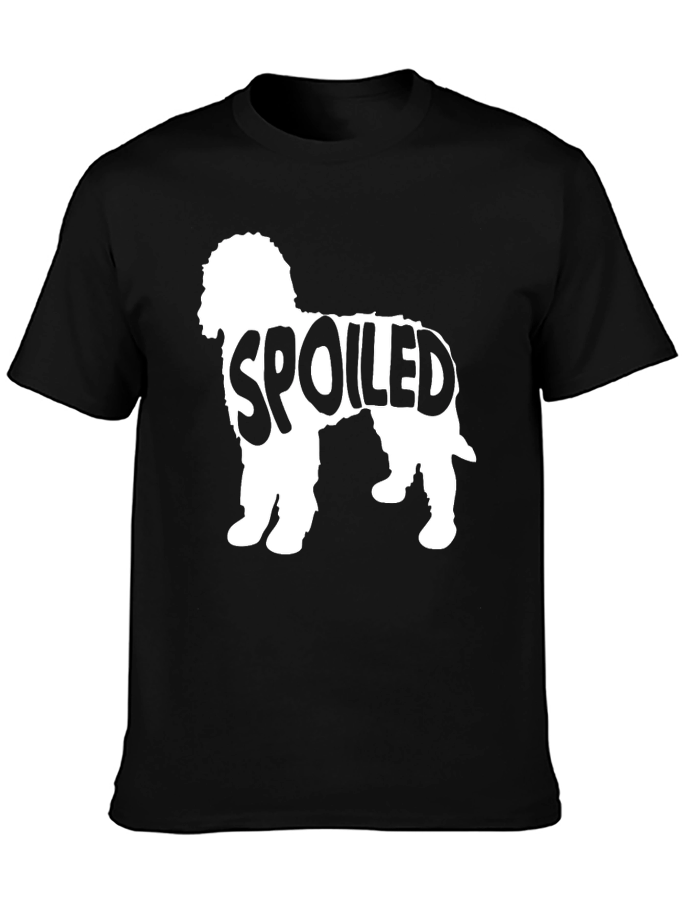 Spoiled Dog Breed T-Shirt Black