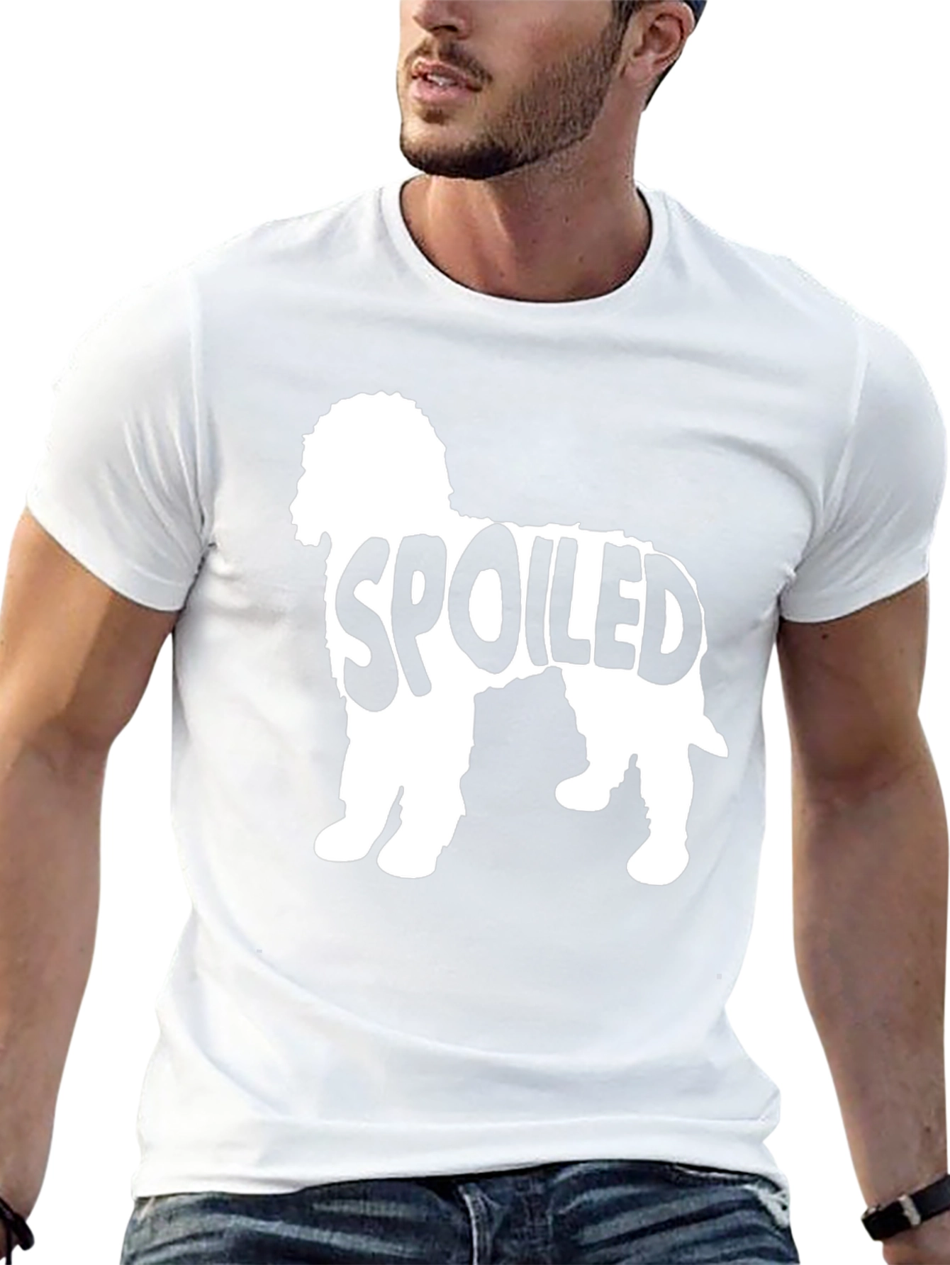 Spoiled Dog Breed T-Shirt Black