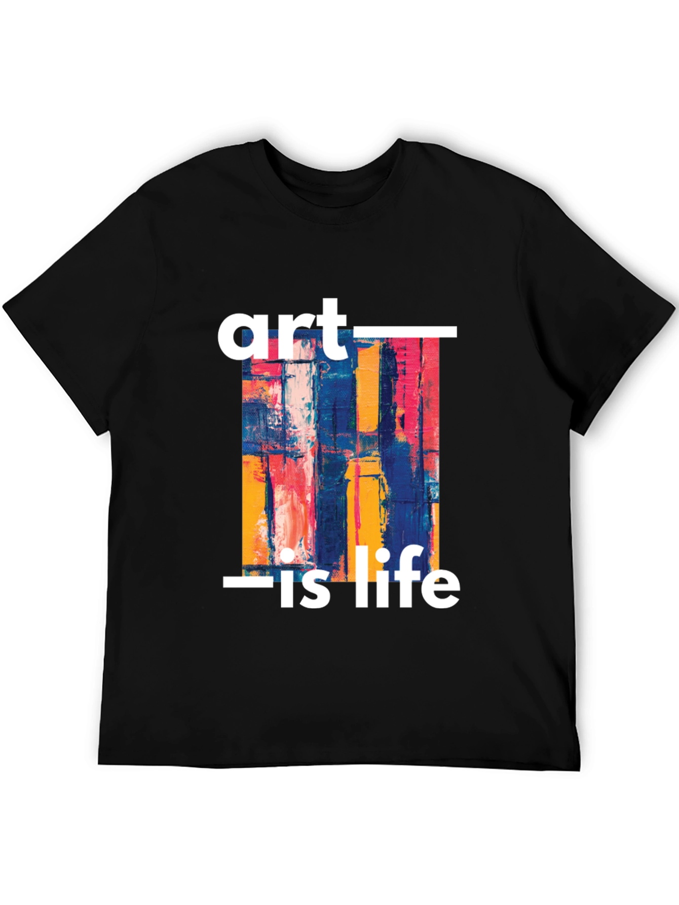 Art Is Life Graphic Tee - Stylish Unisex T-Shirt
