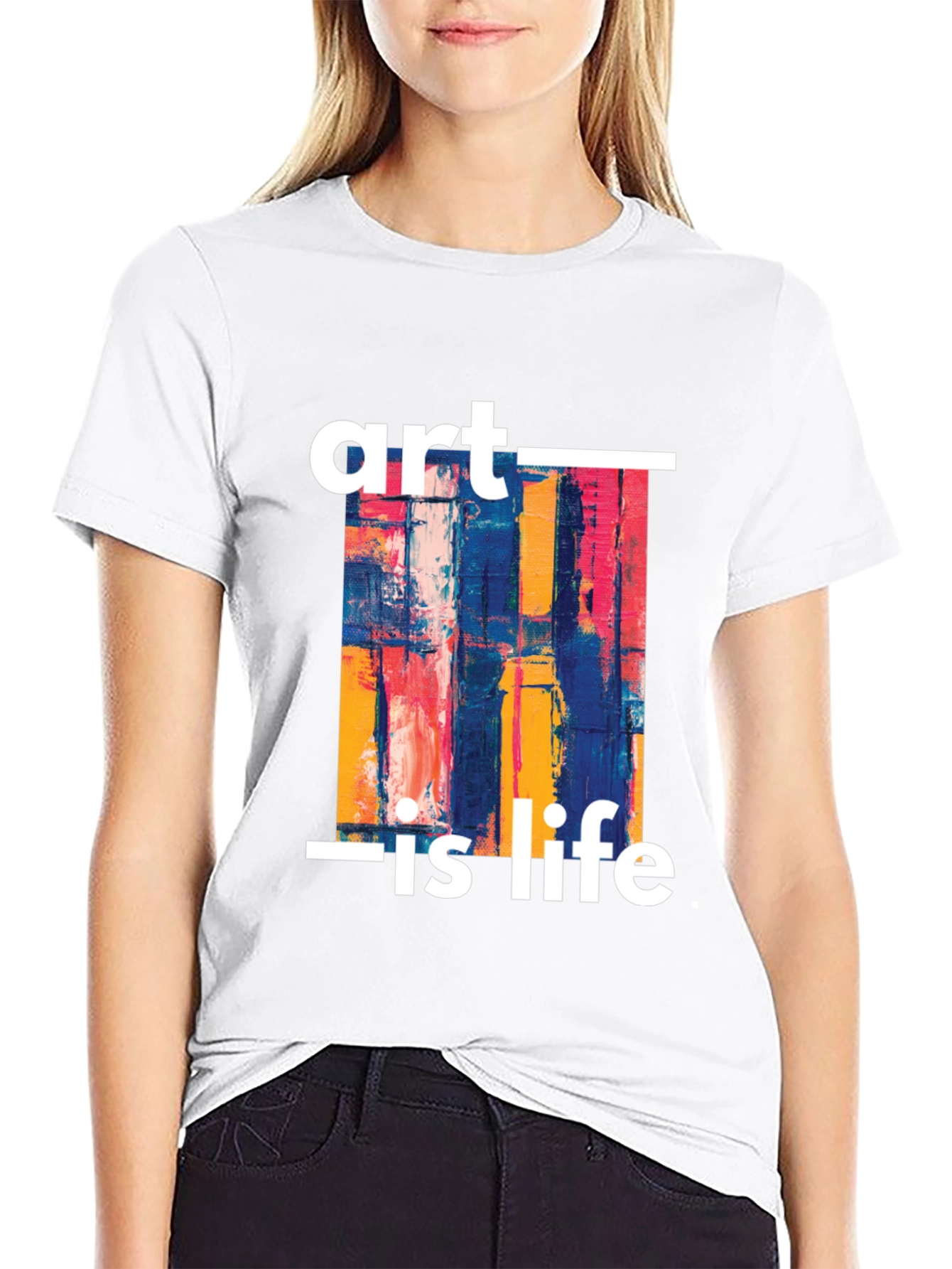 Art Is Life Graphic Tee - Stylish Unisex T-Shirt