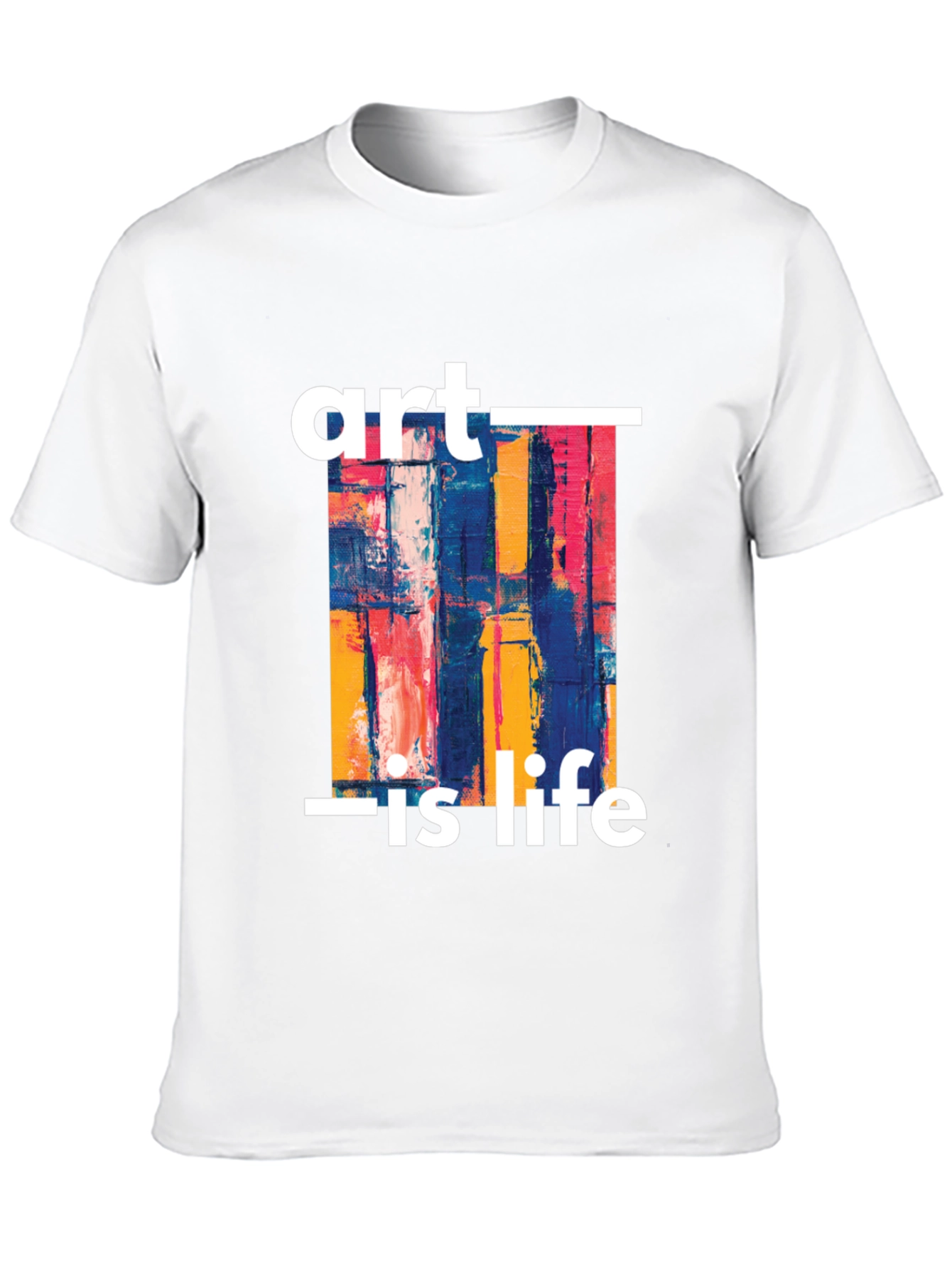 Art Is Life Graphic Tee - Stylish Unisex T-Shirt