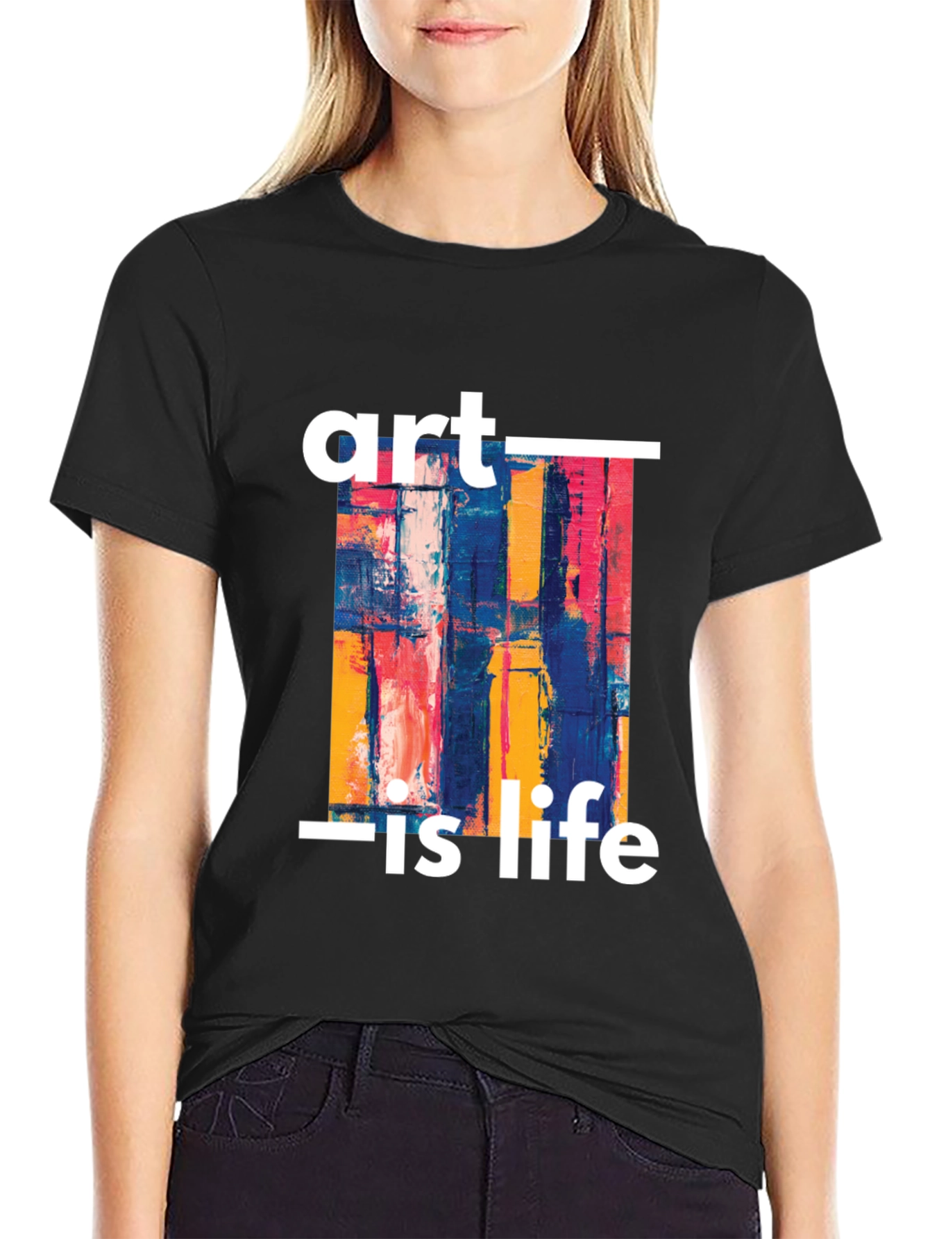 Art Is Life Graphic Tee - Stylish Unisex T-Shirt