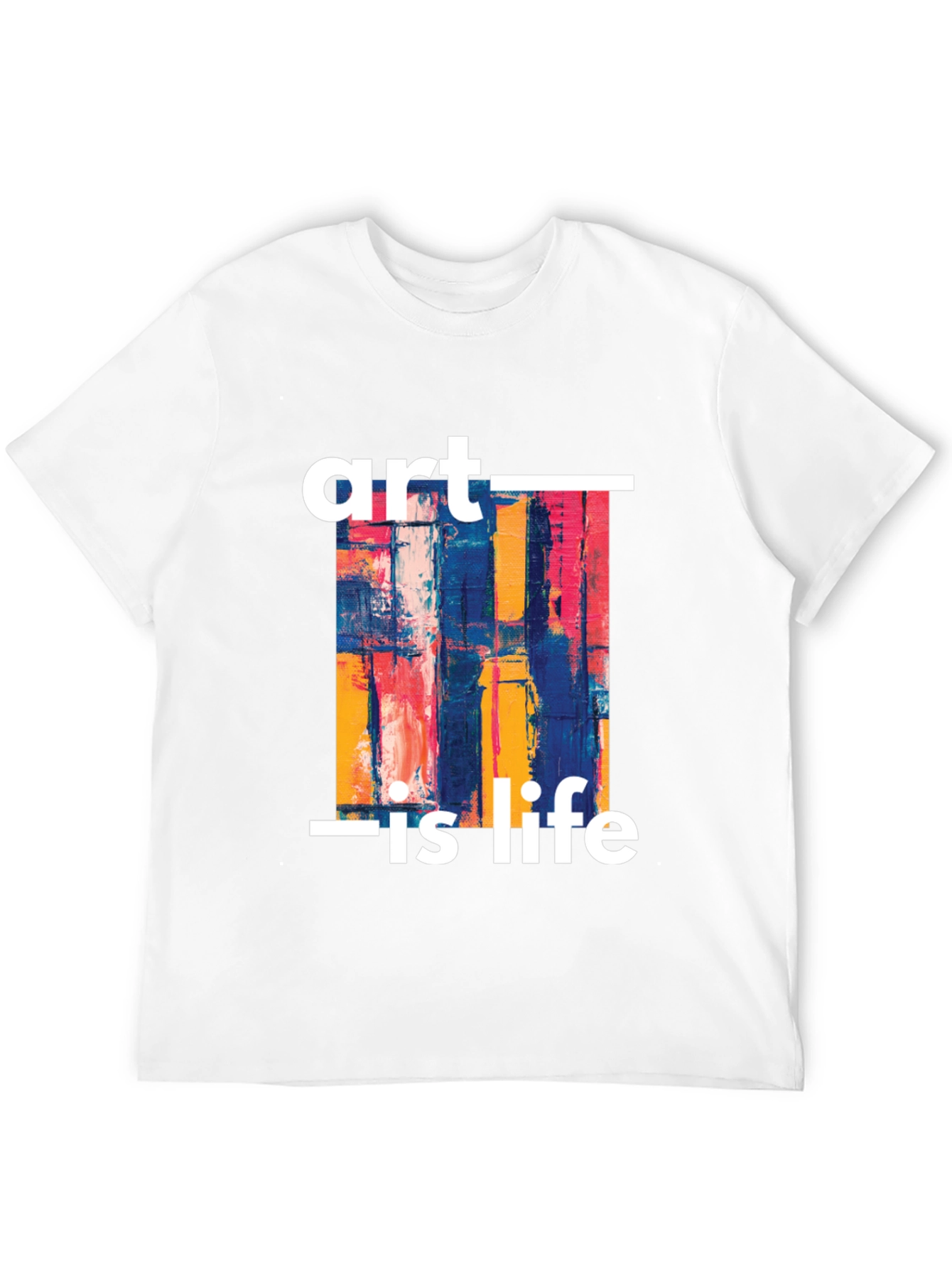 Art Is Life Graphic Tee - Stylish Unisex T-Shirt