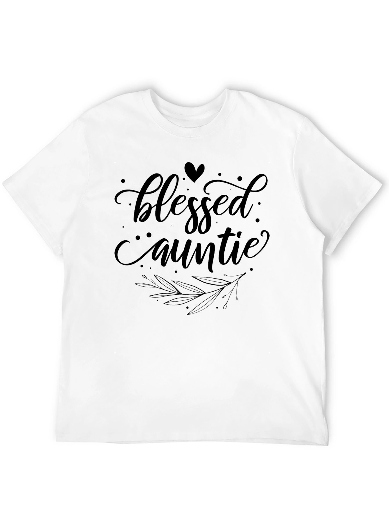 Blessed Auntie Graphic Tee - Soft Cotton Comfort