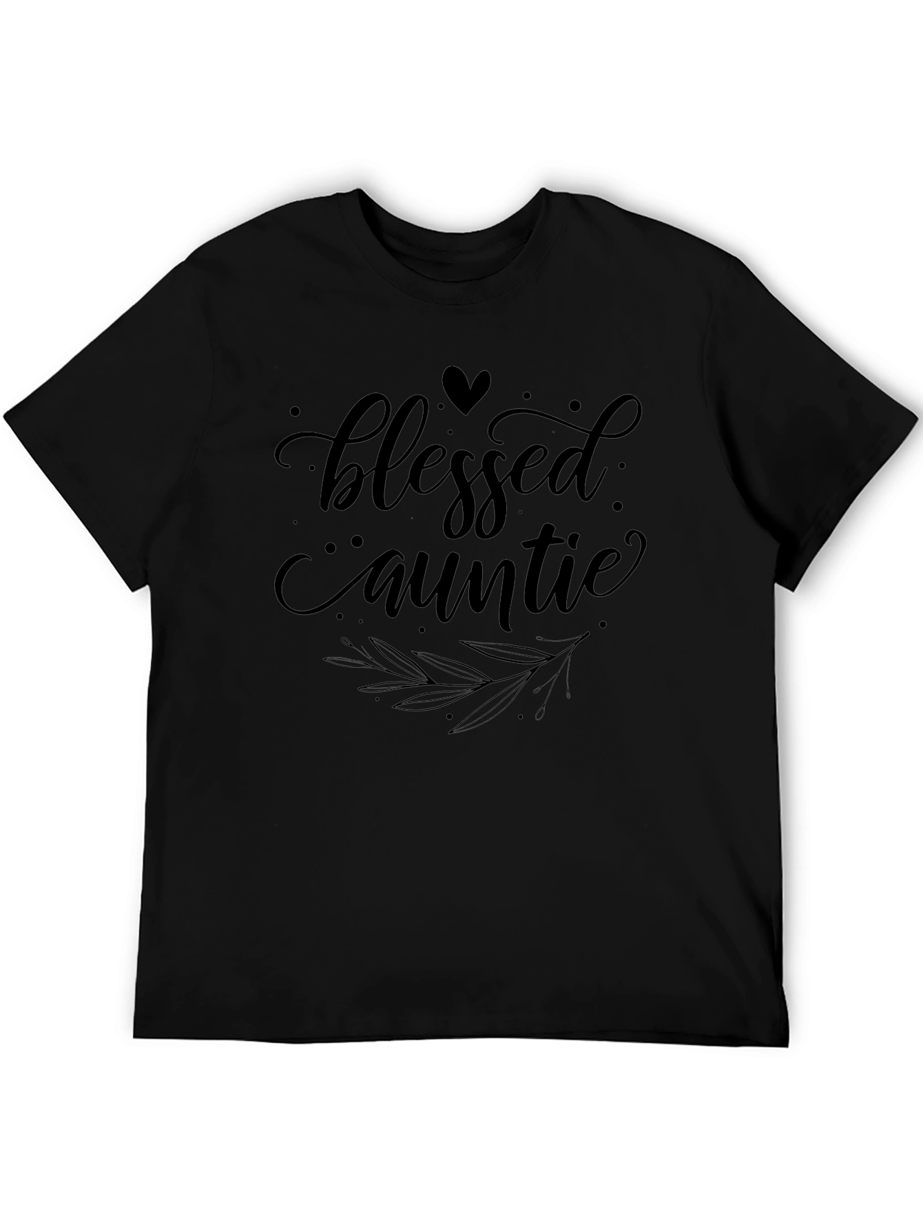 Blessed Auntie Graphic Tee - Soft Cotton Comfort