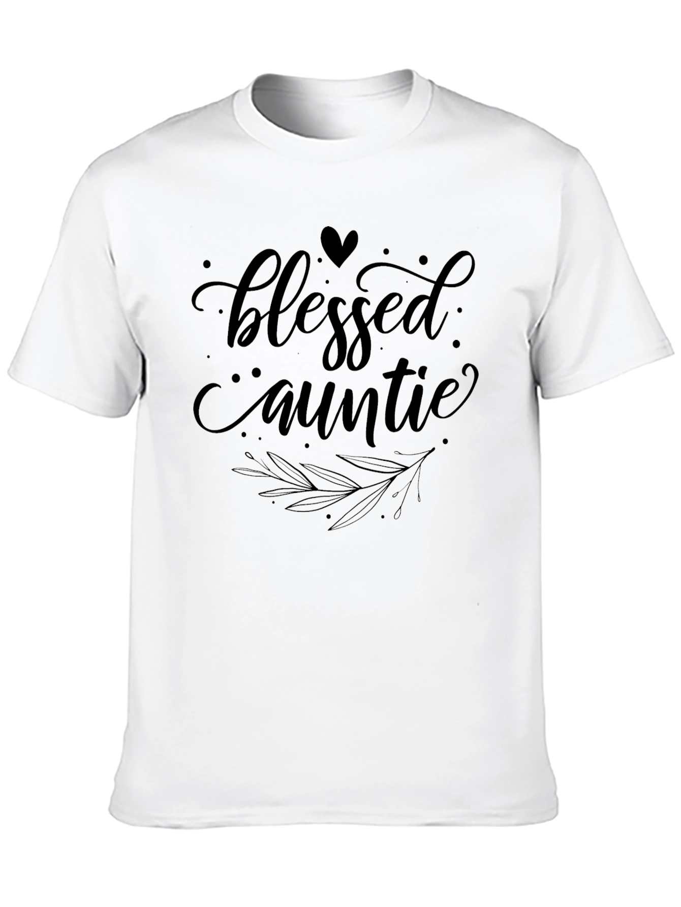 Blessed Auntie Graphic Tee - Soft Cotton Comfort