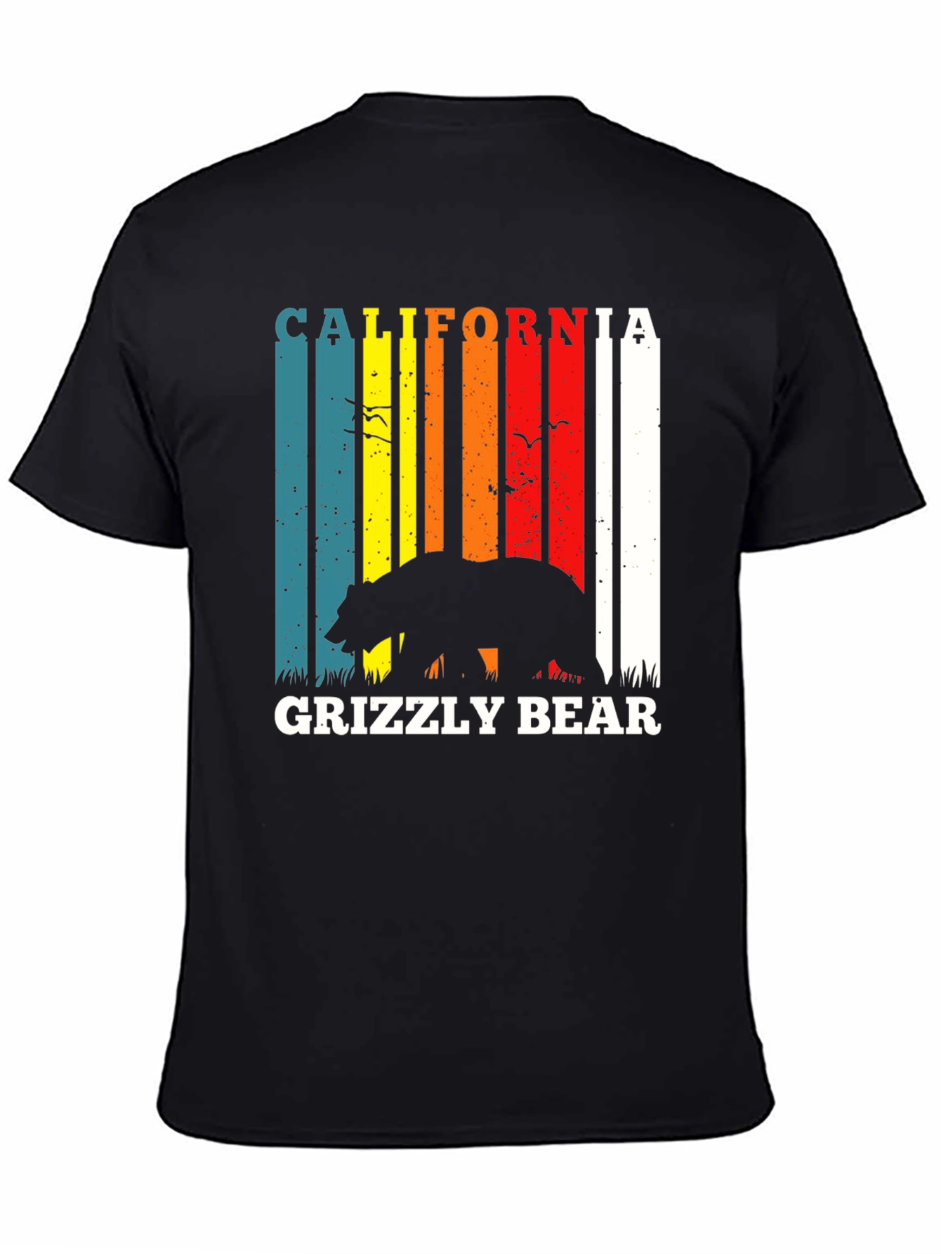 California Grizzly Bear Retro T-Shirt