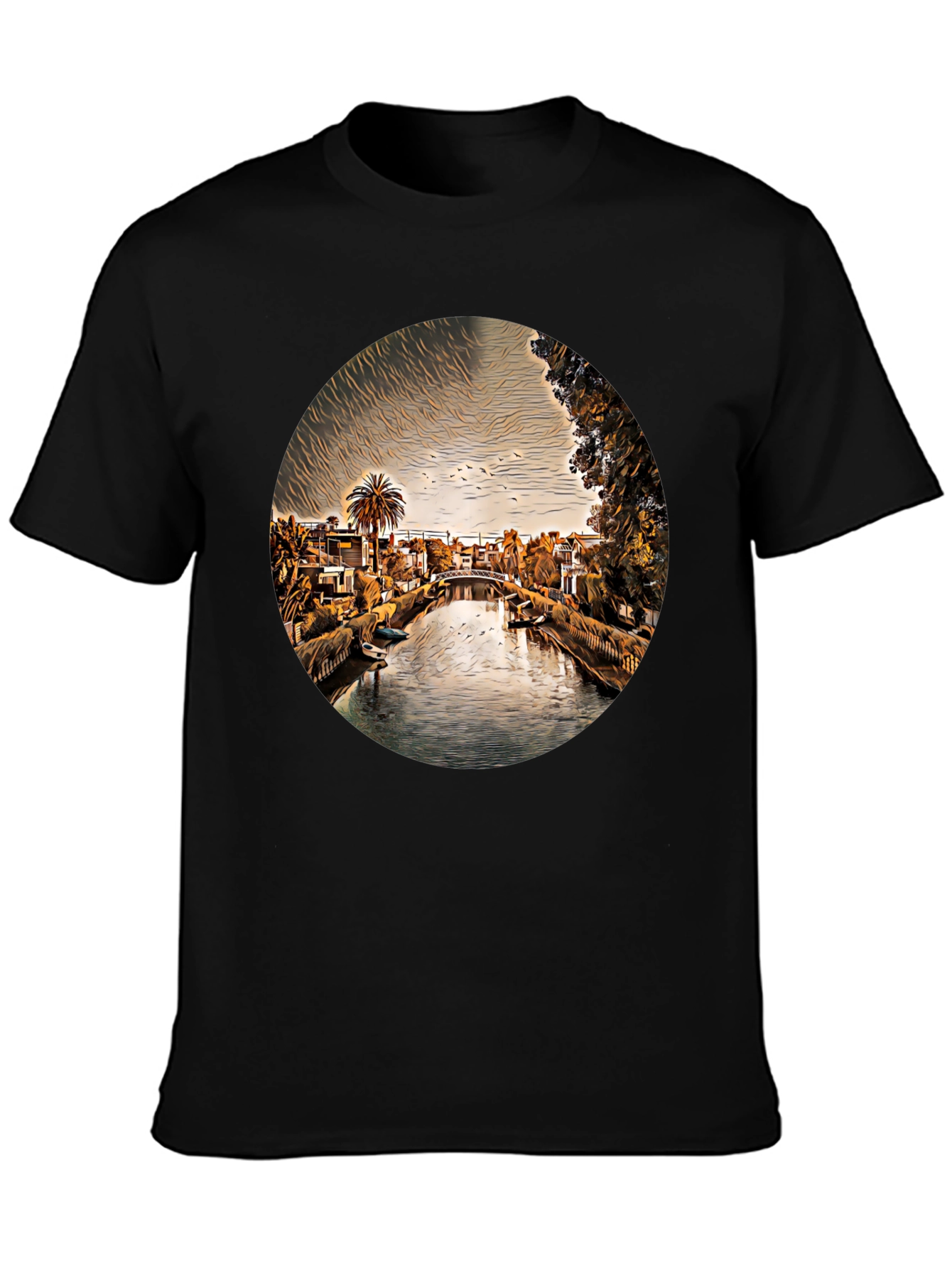 Venice Canal T-Shirt - Unique Graphic Tee