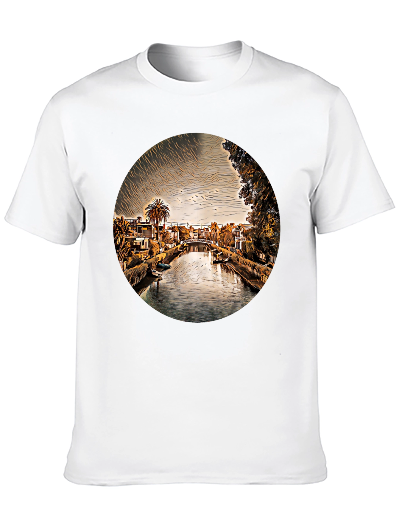 Venice Canal T-Shirt - Unique Graphic Tee