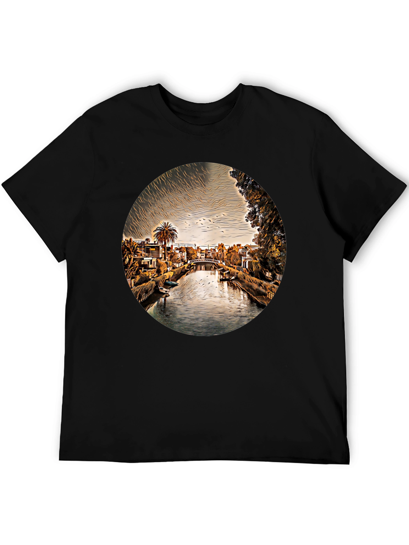 Venice Canal T-Shirt - Unique Graphic Tee