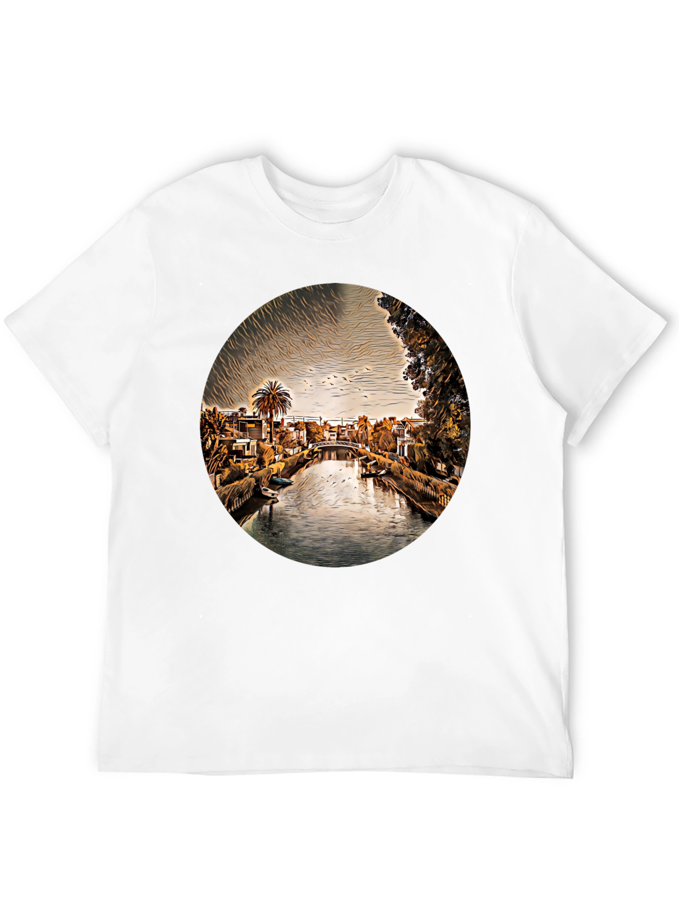 Venice Canal T-Shirt - Unique Graphic Tee