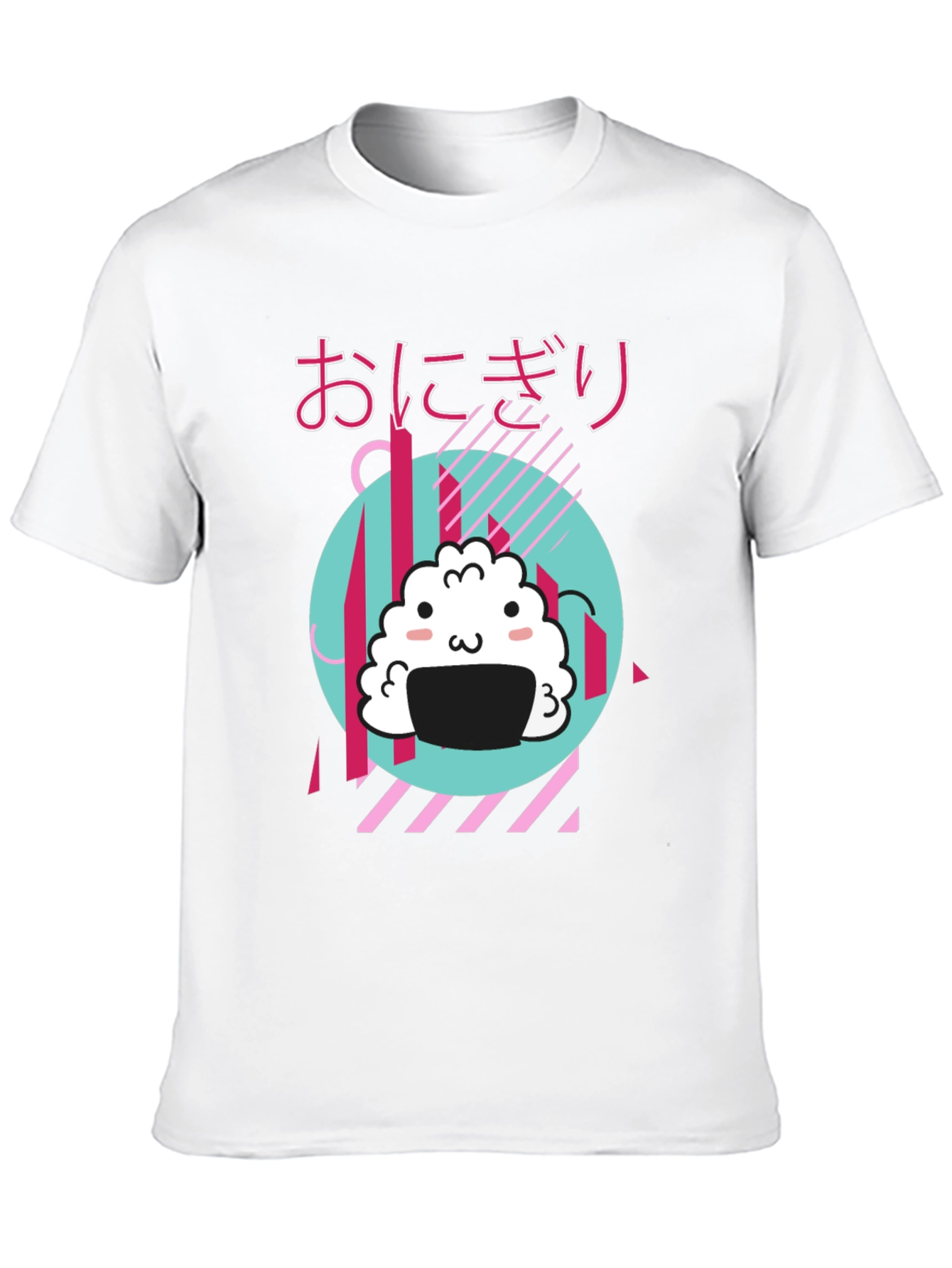 Kawaii Onigiri Anime Graphic Tee