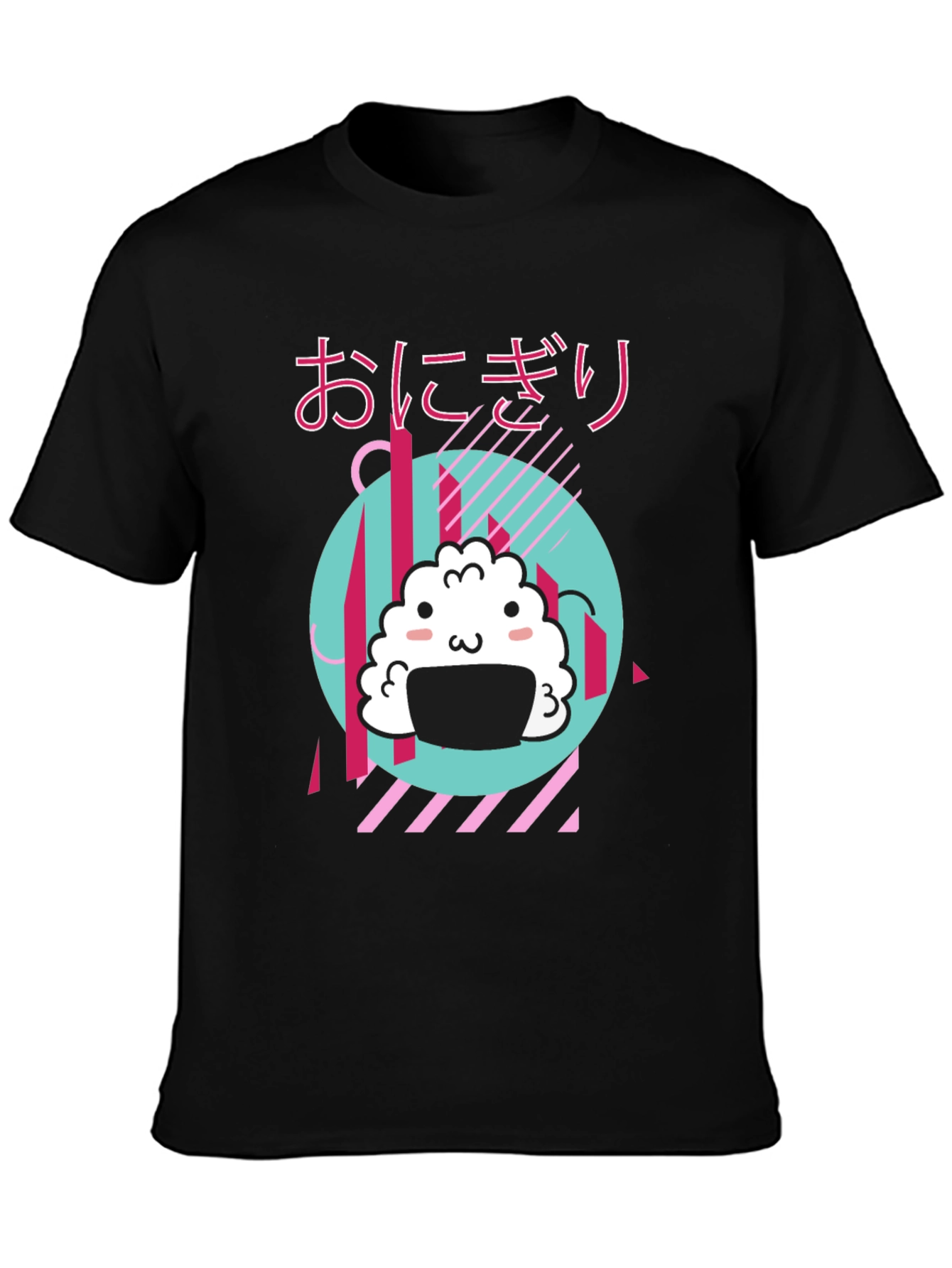 Kawaii Onigiri Anime Graphic Tee