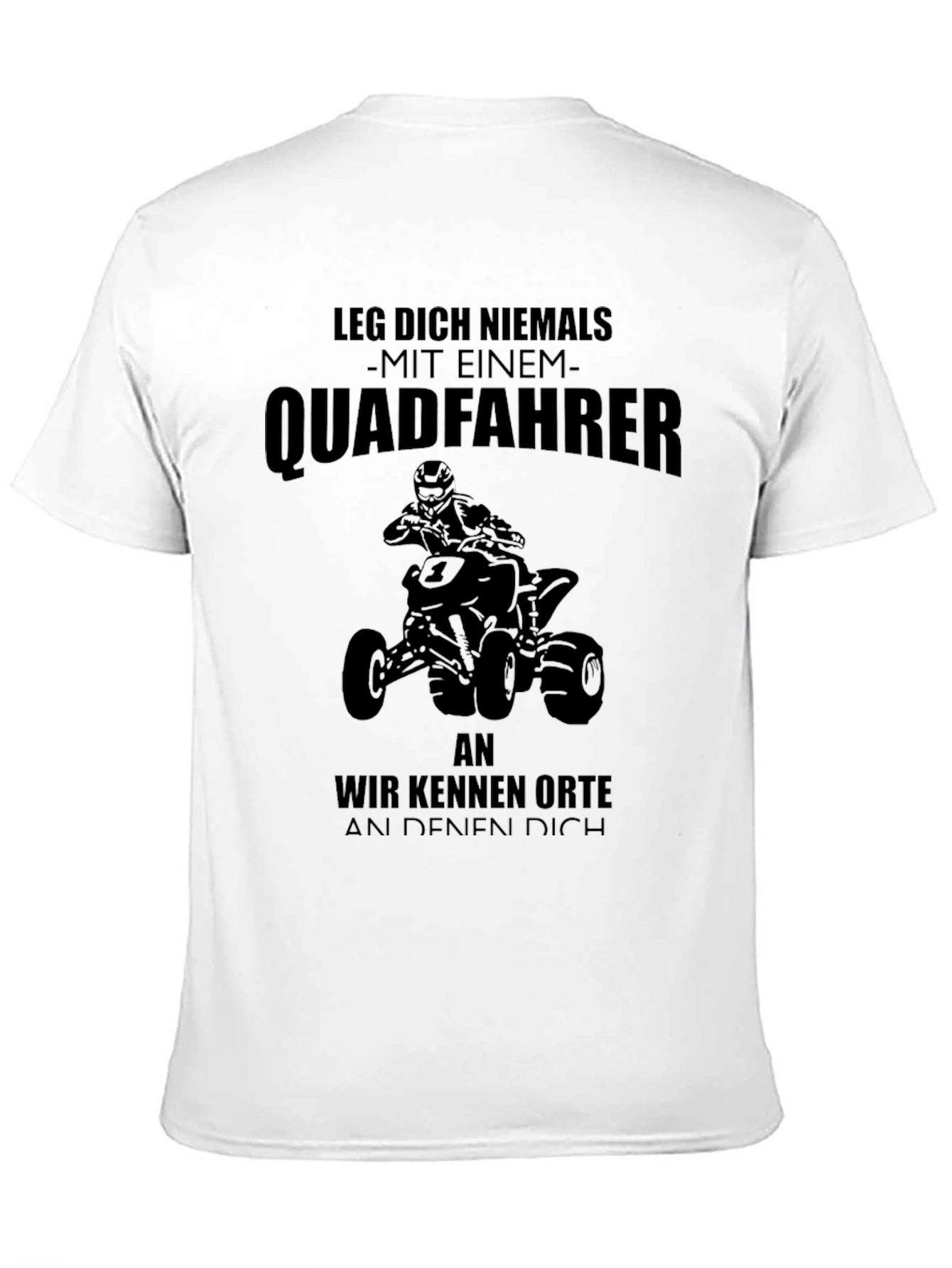 Quadfahrer T-Shirt - Funny Motorbike Gift