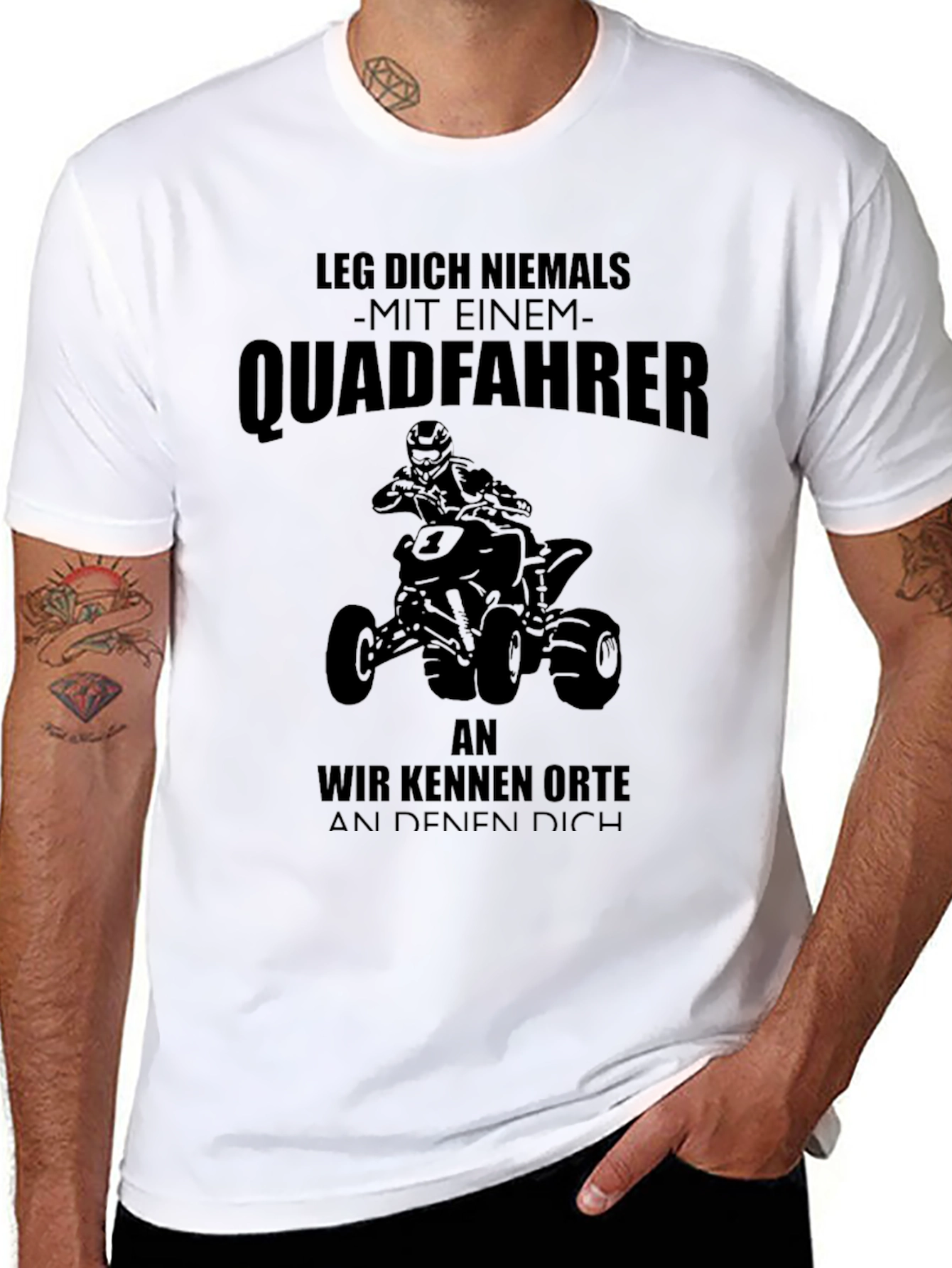 Quadfahrer T-Shirt - Funny Motorbike Gift