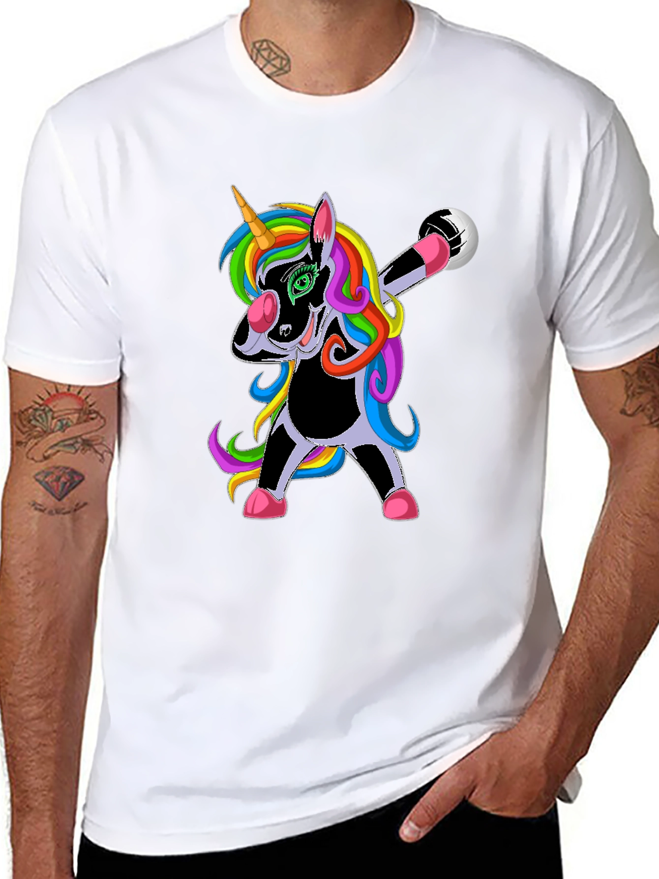 Dabbing Unicorn Soccer T-Shirt