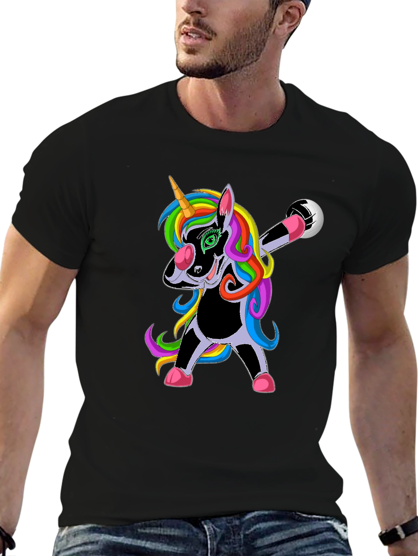 Dabbing Unicorn Soccer T-Shirt