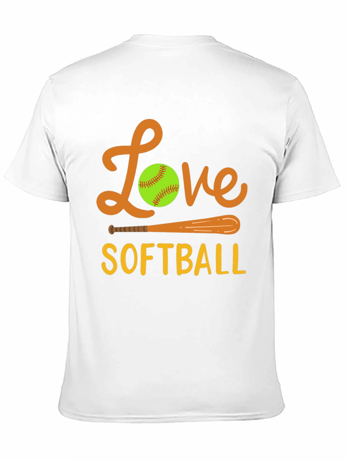 Love Softball Graphic Tee - Sporty & Stylish!