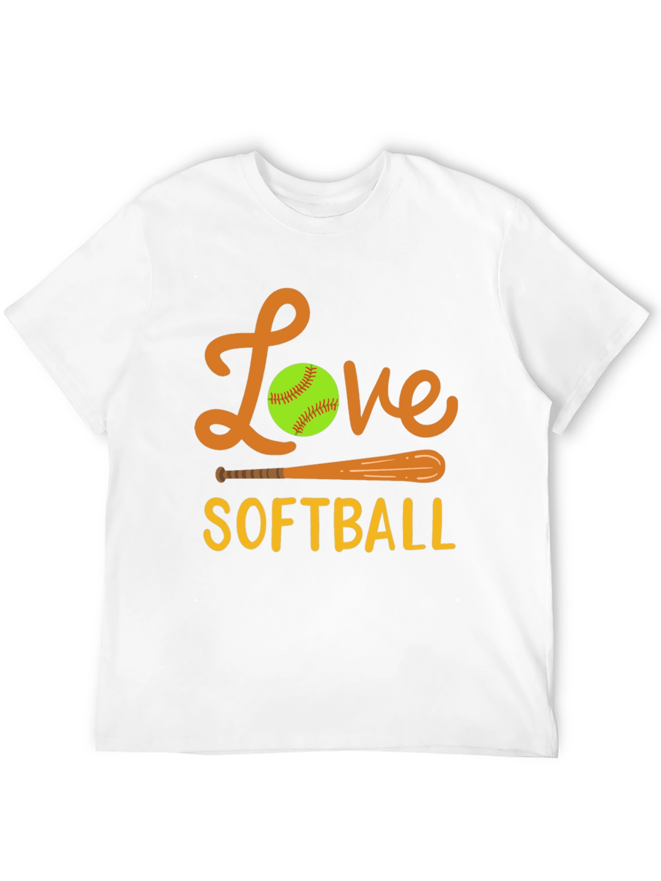 Love Softball Graphic Tee - Sporty & Stylish!