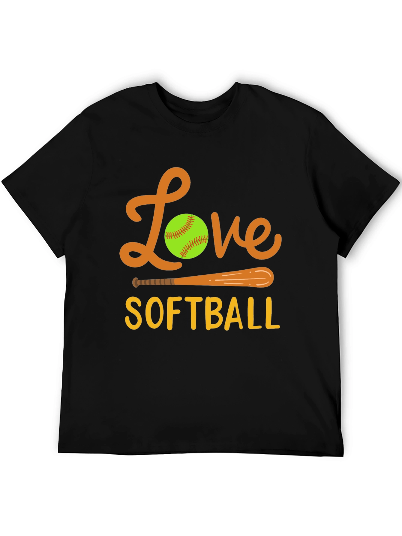 Love Softball Graphic Tee - Sporty & Stylish!
