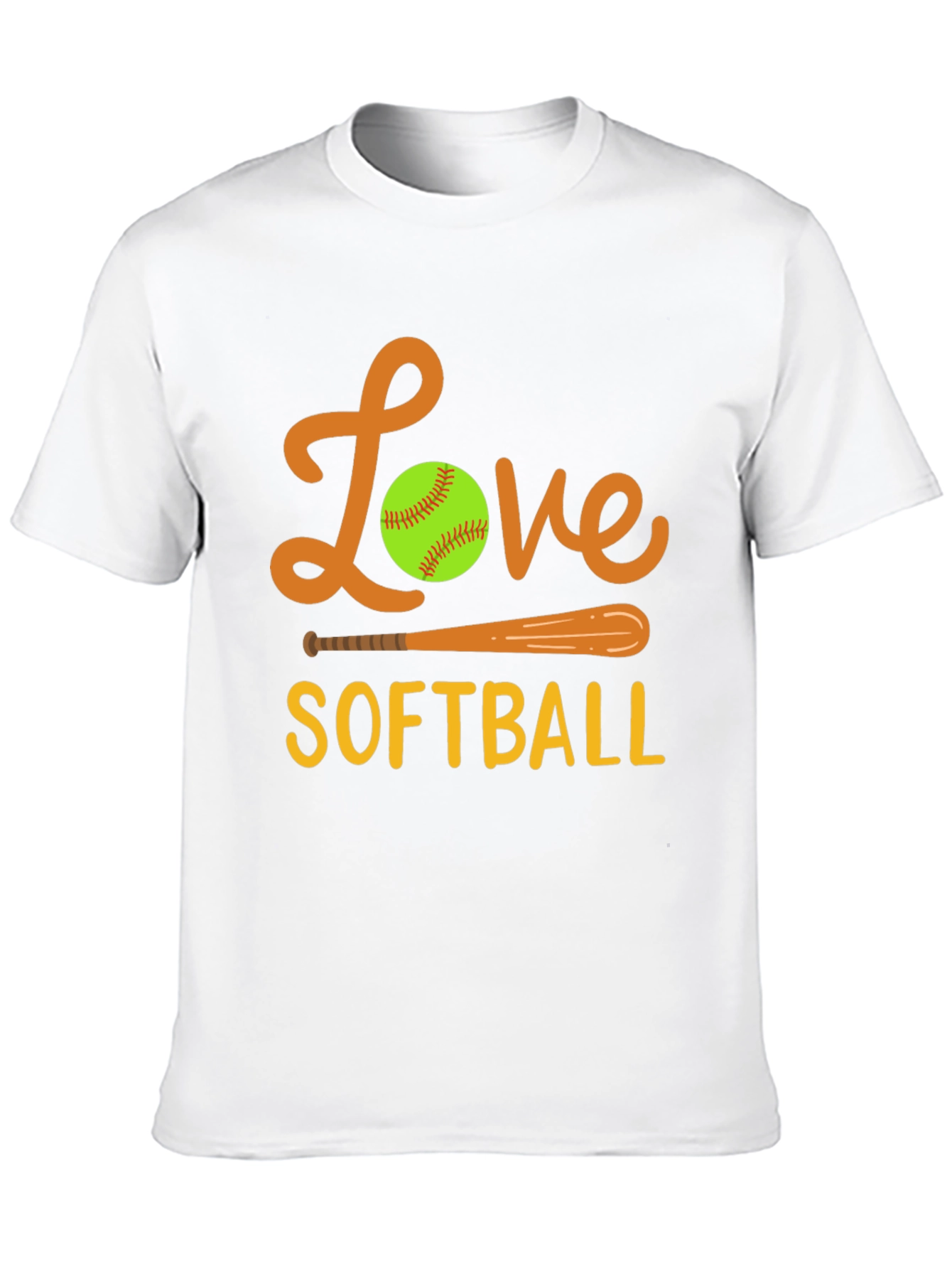 Love Softball Graphic Tee - Sporty & Stylish!