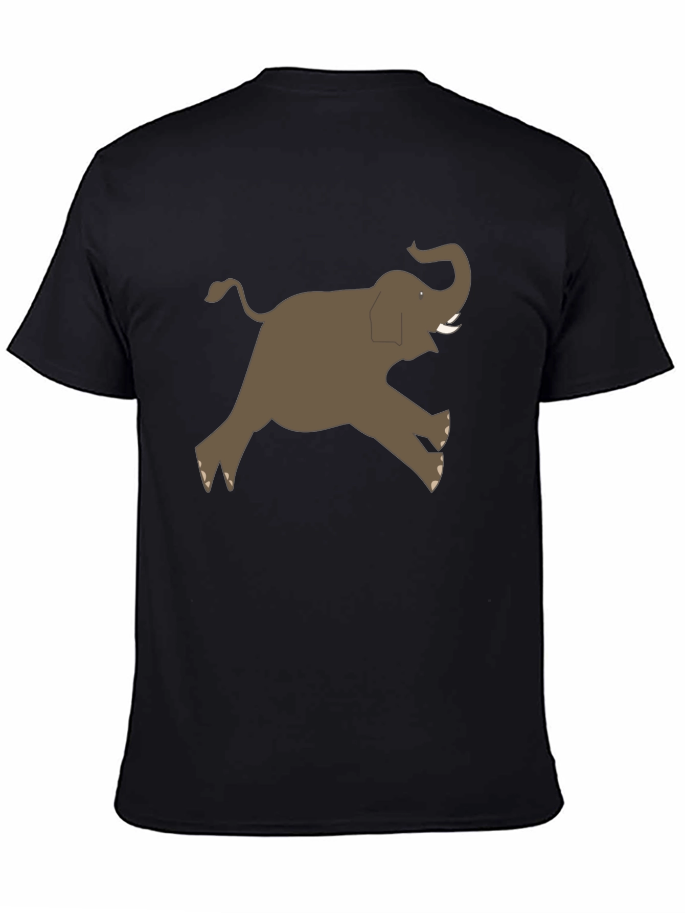 Elephant Graphic Tee - Mens Black T-Shirt