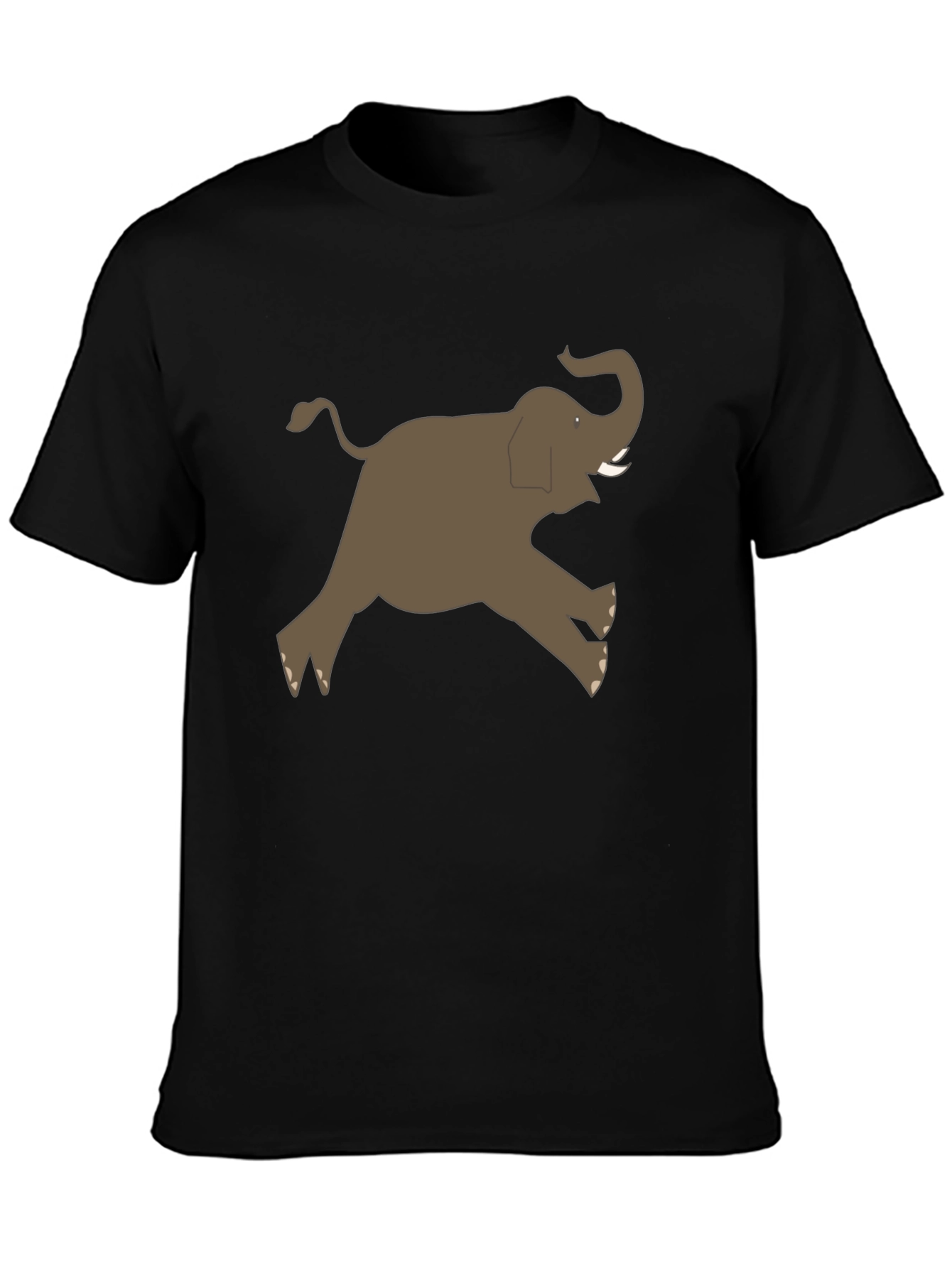 Elephant Graphic Tee - Mens Black T-Shirt