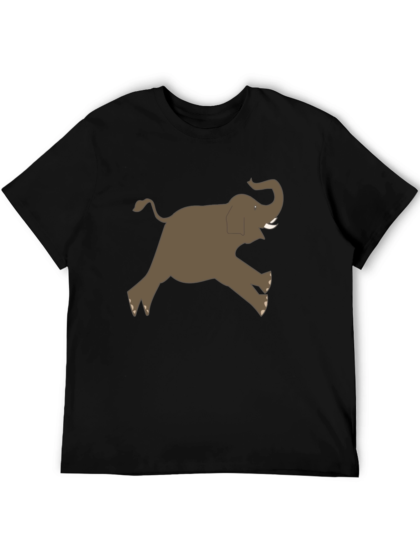 Elephant Graphic Tee - Mens Black T-Shirt