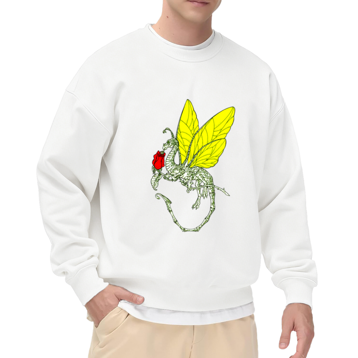 Dragon Graphic - Crewneck Sweatshirt | Dragon Lover, Dragon Gift, Animal Design Gift