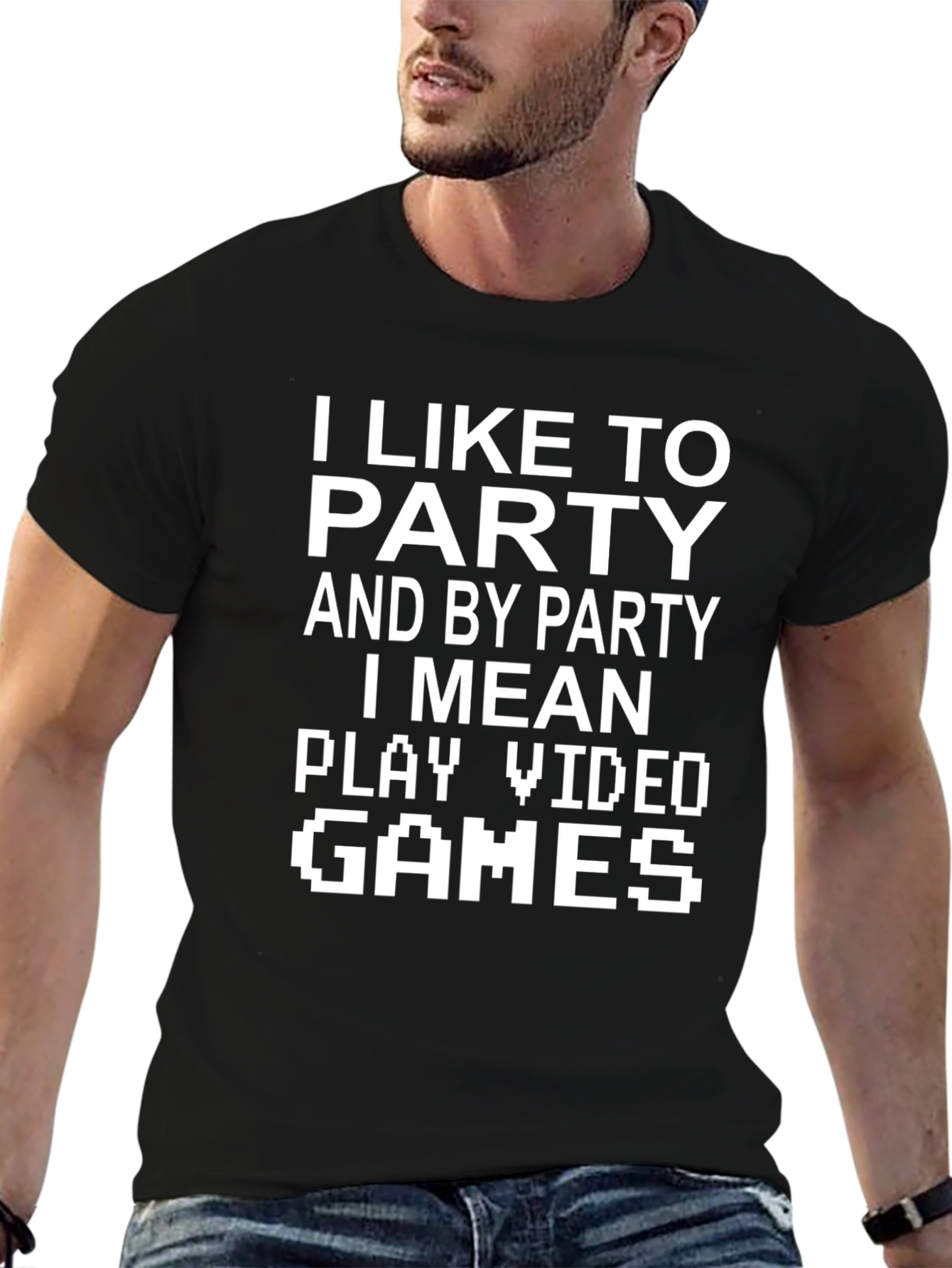 Gamer T-Shirt: I Like To Party Video Games